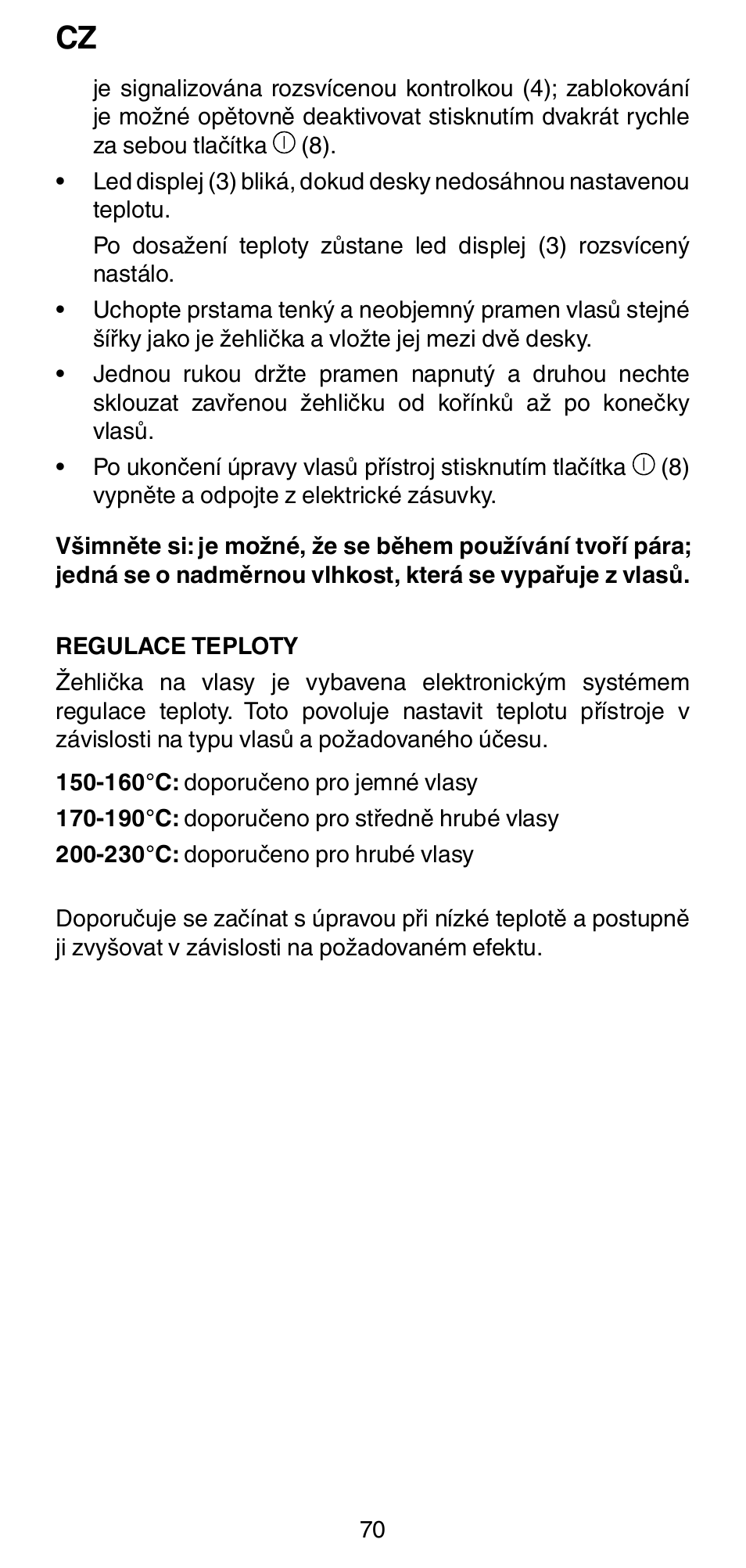 Imetec BELLISSIMA CREATIVITY STYLE CREATOR B6 200 User Manual | Page 72 / 90