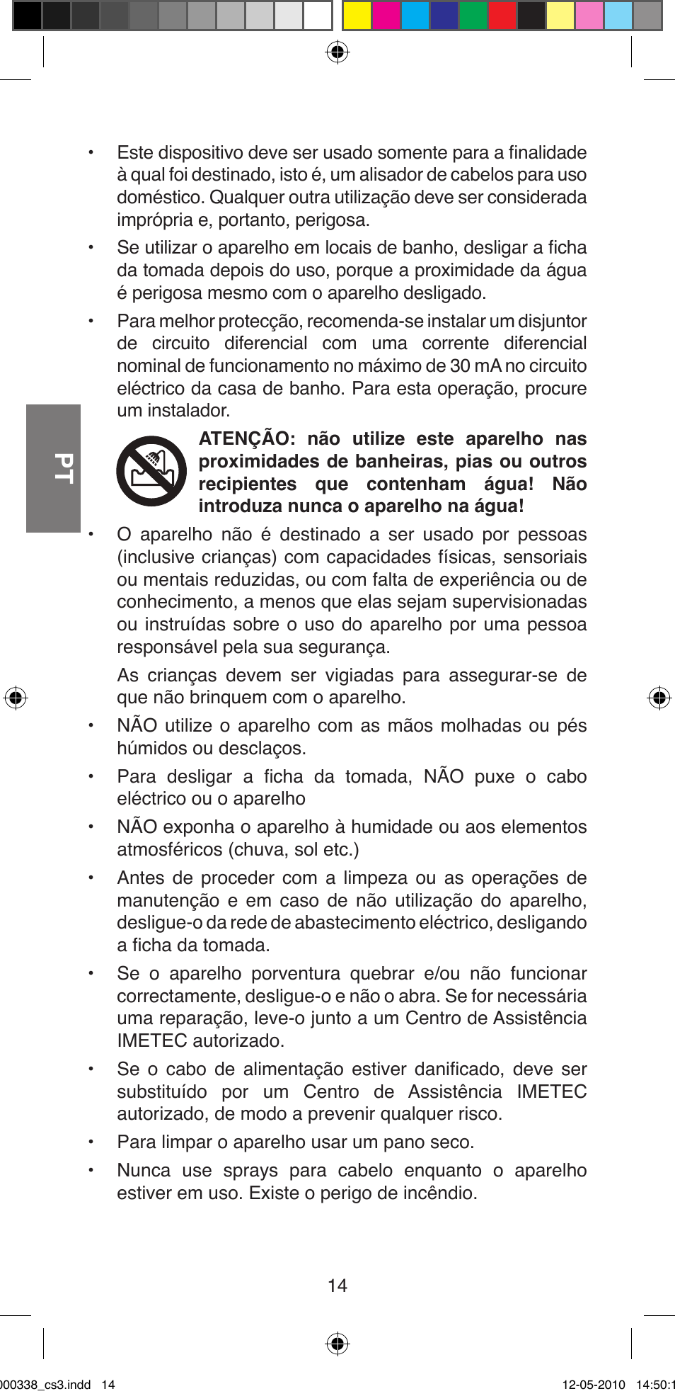 Imetec BELLISSIMA ABSOLUTE BA8 230I User Manual | Page 16 / 44
