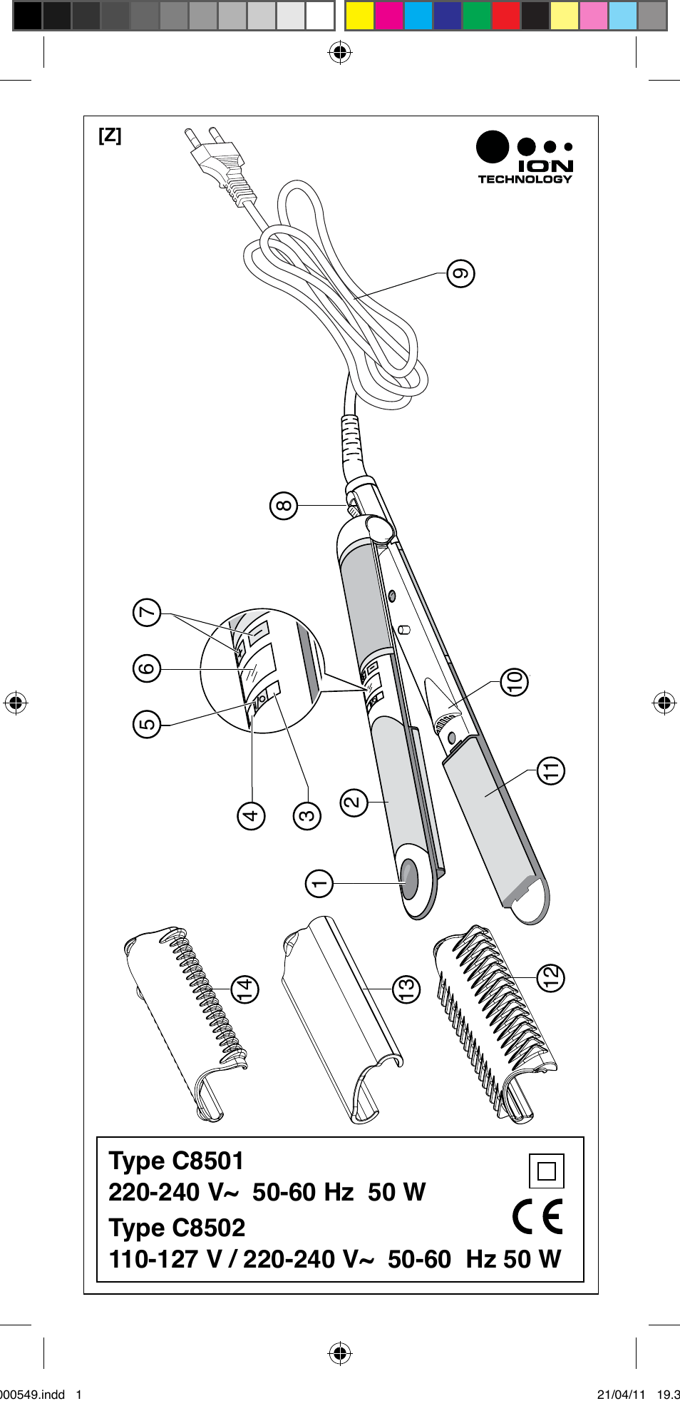Imetec BELLISSIMA CREATIVITY STYLE CREATOR B7 500 User Manual | Page 2 / 66