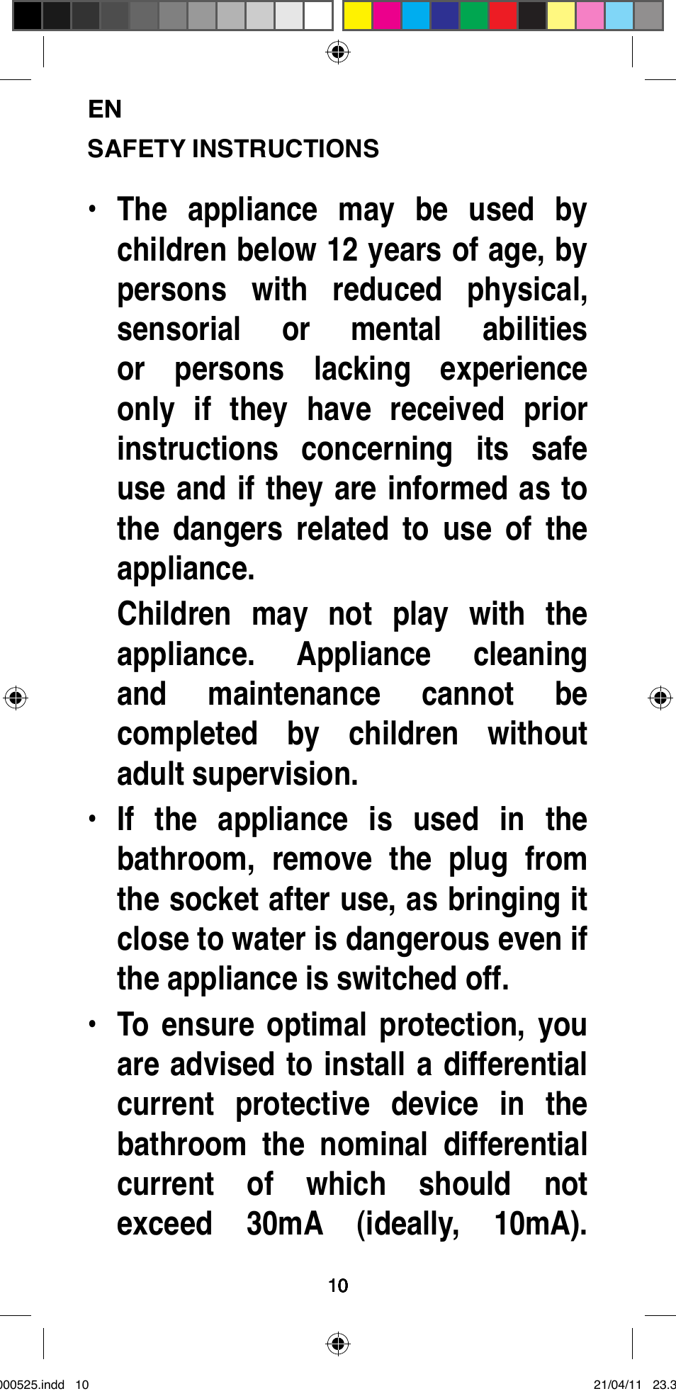 Imetec BELLISSIMA CREATIVITY STYLE CREATOR B6 100 User Manual | Page 12 / 66