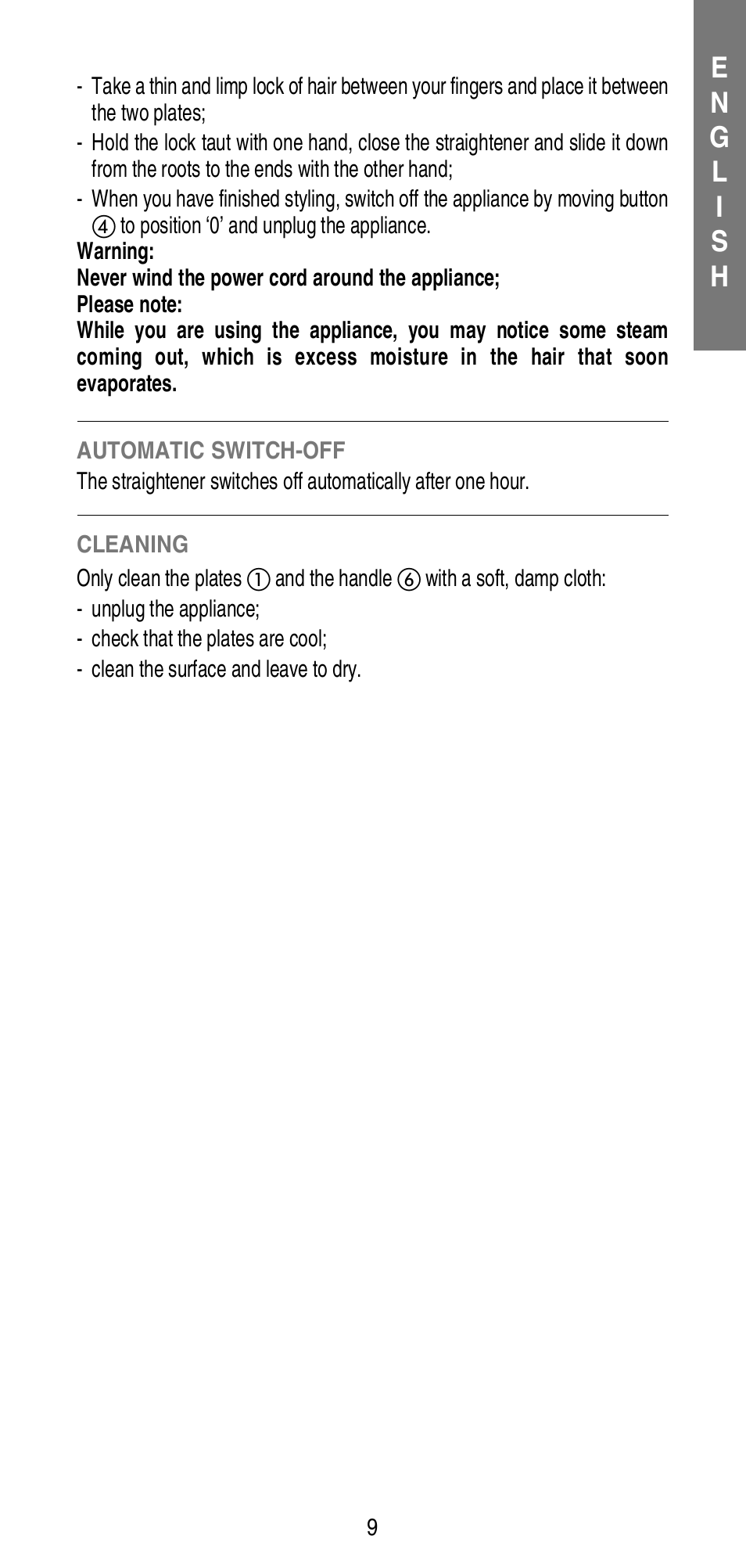 Imetec BELLISSIMA B20 50 User Manual | Page 11 / 36