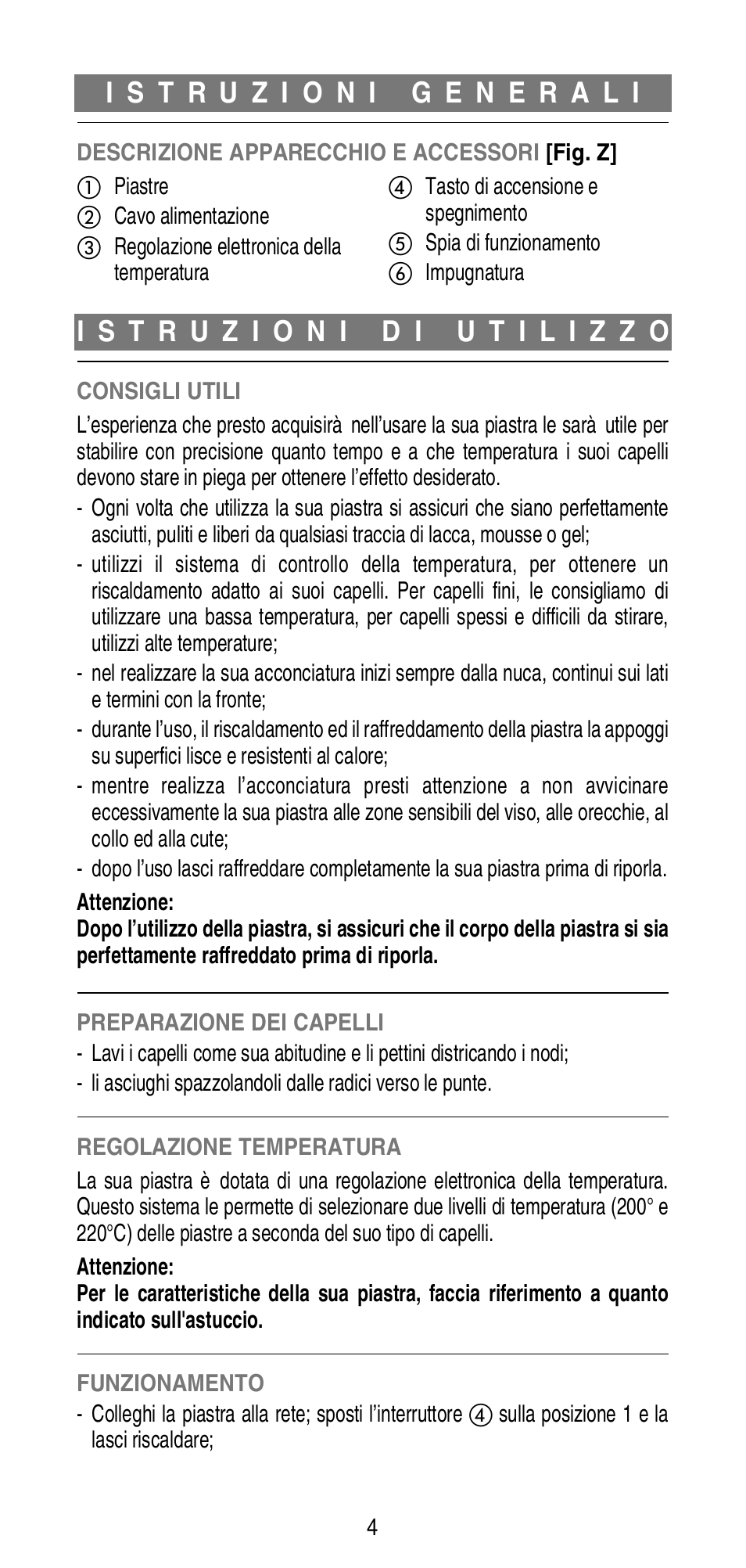 Imetec BELLISSIMA B20 50 User Manual | Page 6 / 36