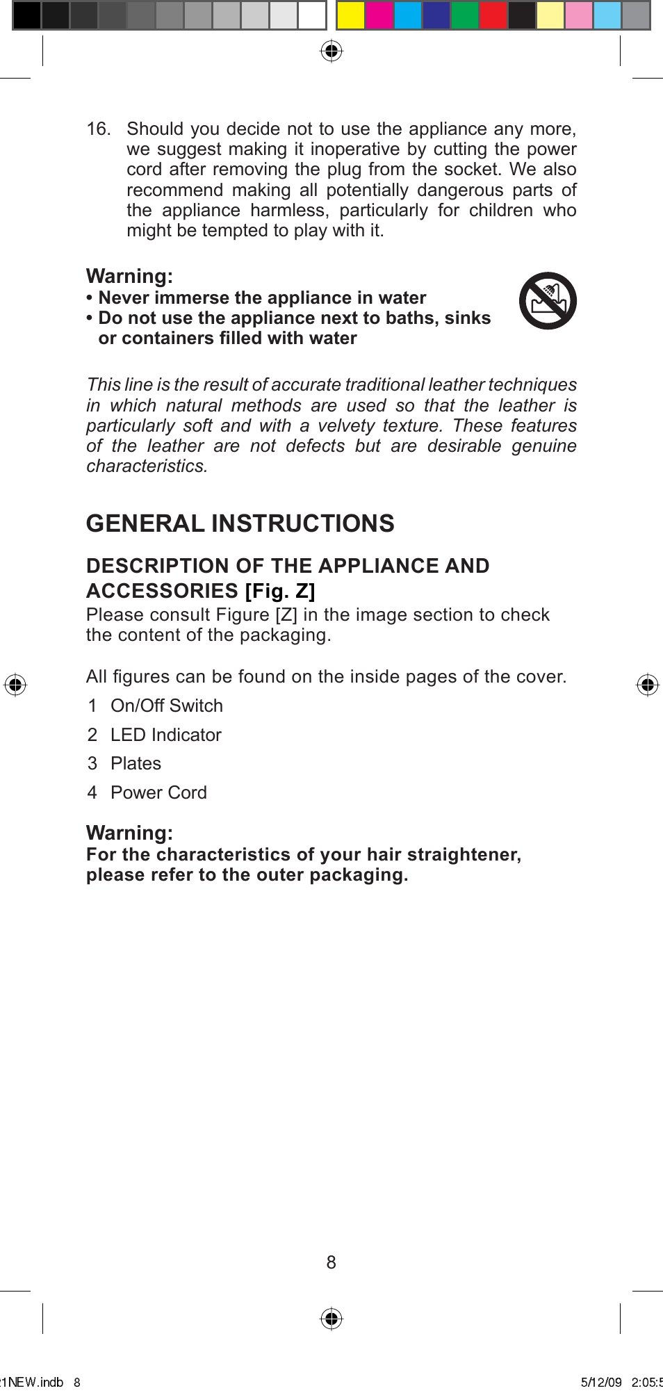 General instructions | Imetec BELLISSIMA MINI MC210 User Manual | Page 11 / 49