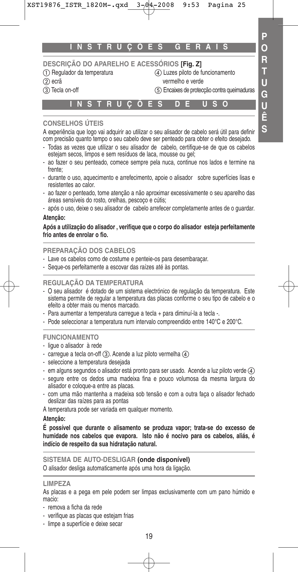 Imetec BELLISSIMA B 200 User Manual | Page 19 / 42