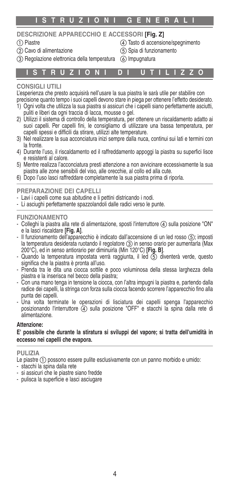 Imetec BELLISSIMA B11 50 User Manual | Page 5 / 44