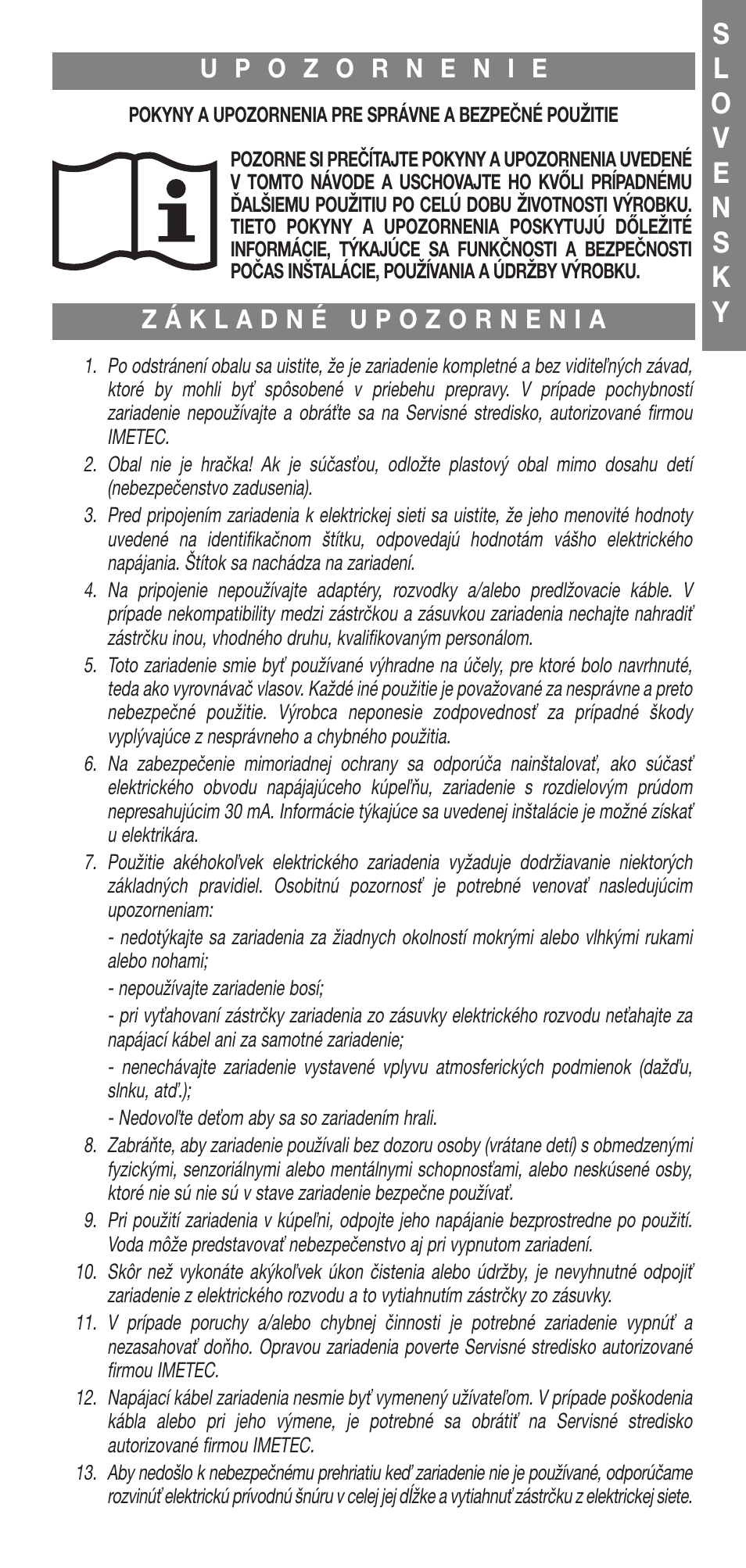 Imetec BELLISSIMA B25 User Manual | Page 39 / 45