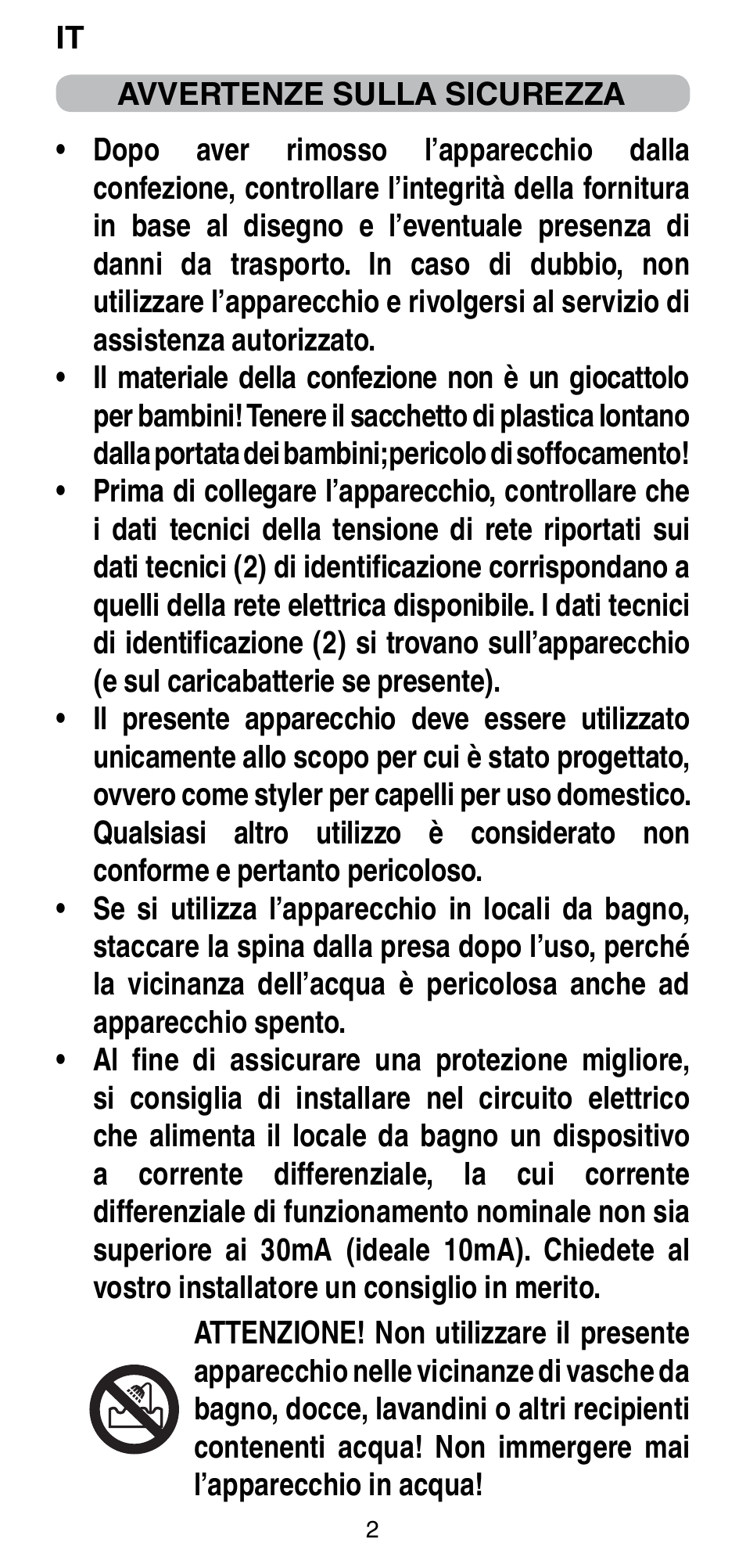 Imetec BELLISSIMA MAGIC STYLE PB4 38 User Manual | Page 4 / 62