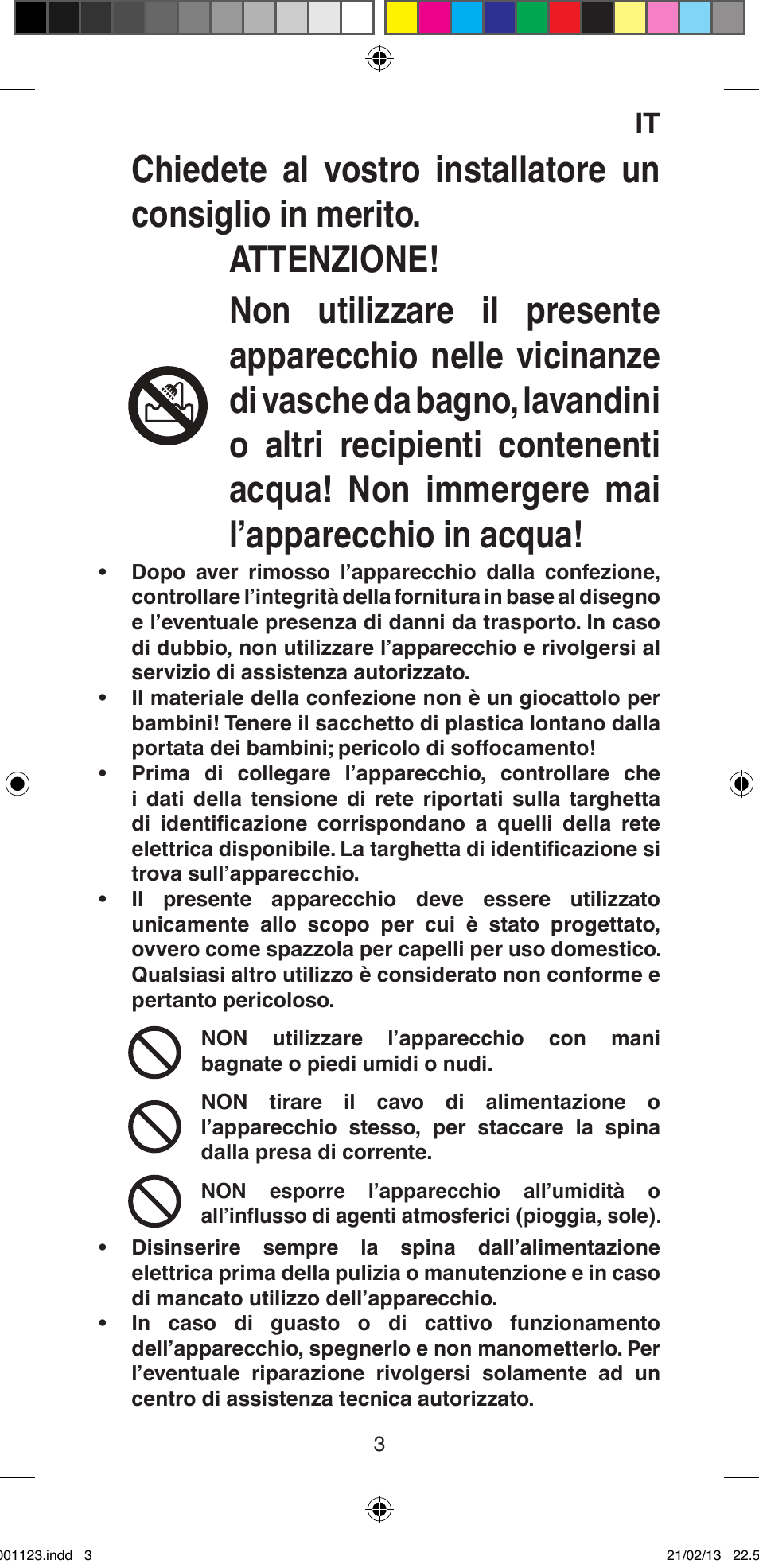 Imetec BELLISSIMA MAGIC STYLE PB2 25 User Manual | Page 5 / 56