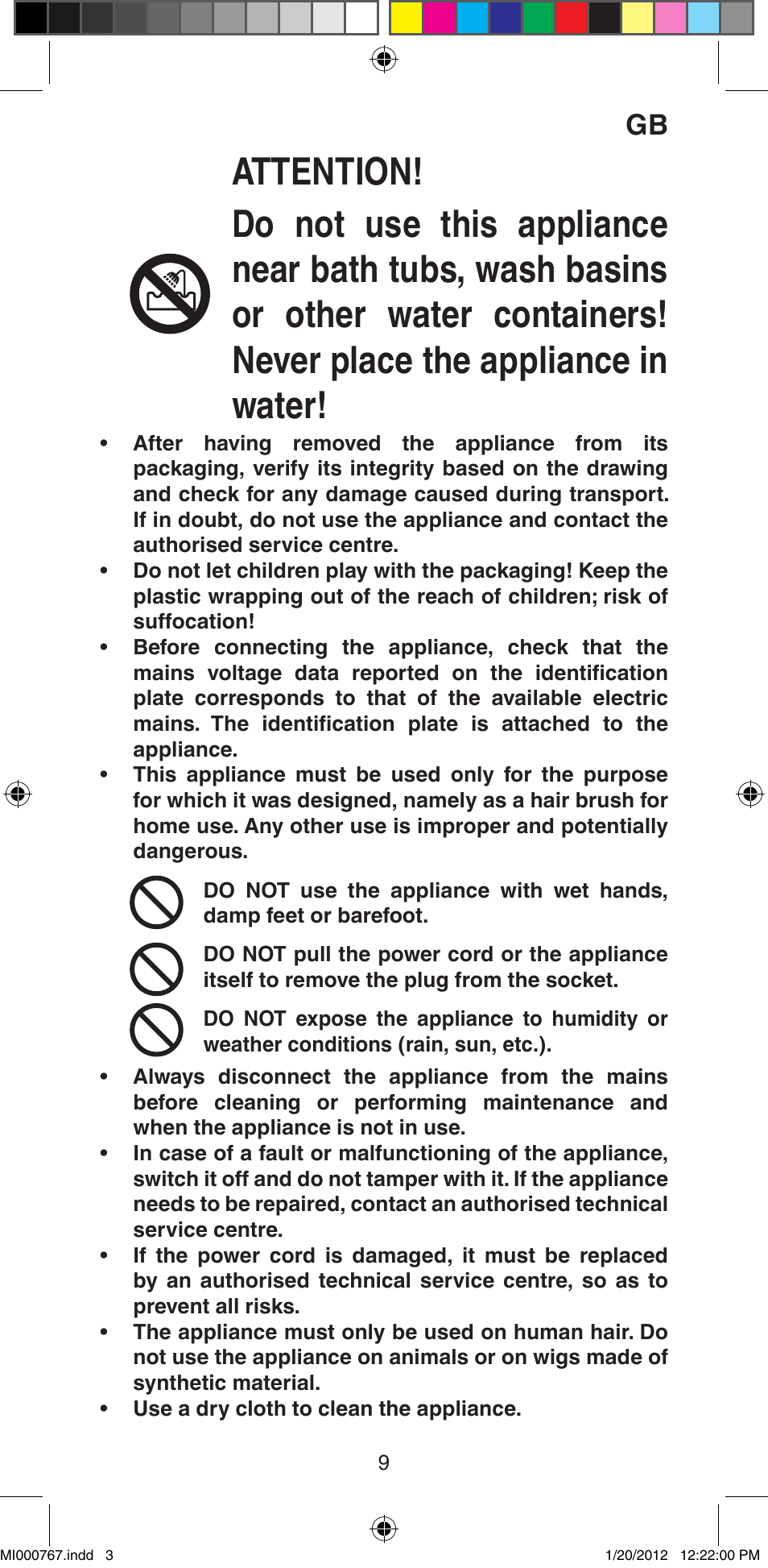 Imetec BELLISSIMA MAGIC STYLE PB2 30 User Manual | Page 11 / 50