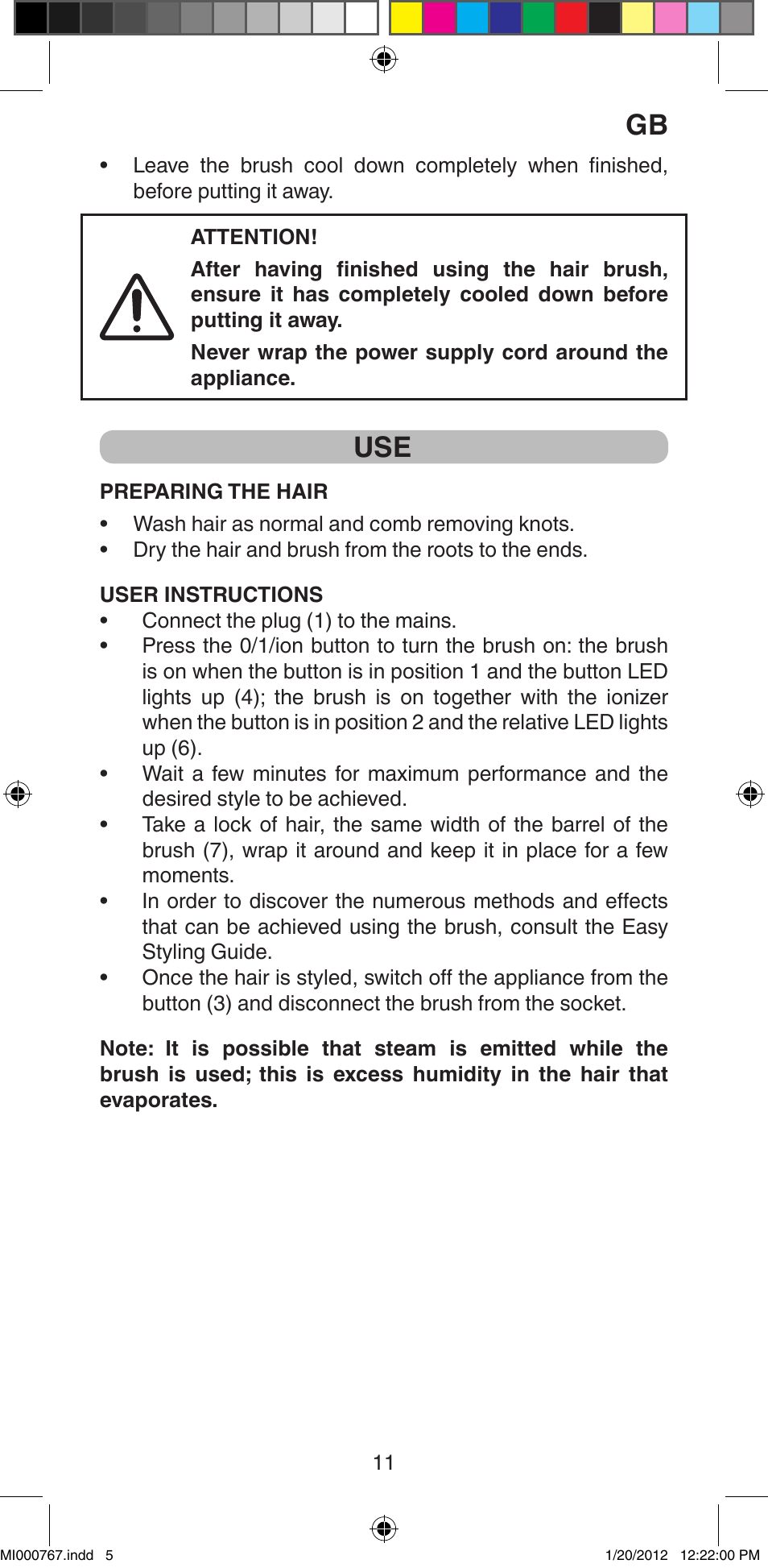 Imetec BELLISSIMA MAGIC STYLE PB2 30 User Manual | Page 13 / 50