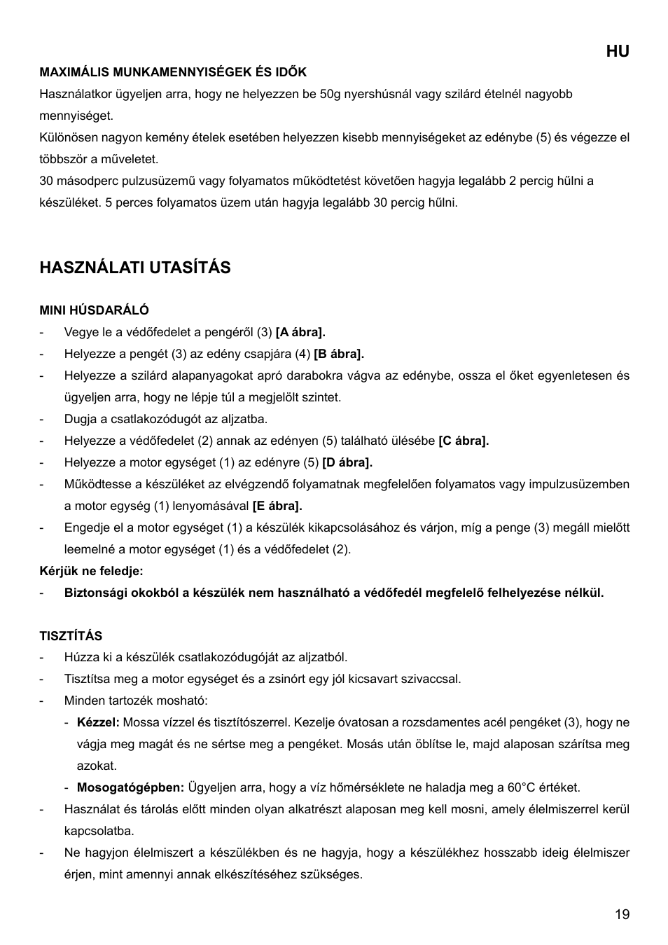 Sználati utasítás | Imetec BIMBO HM3 User Manual | Page 21 / 30