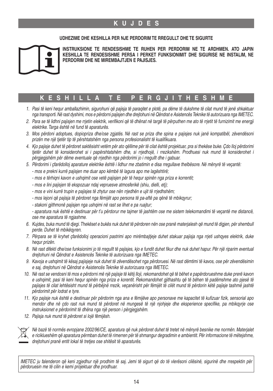 Xst19374-istr-al.qxd | Imetec DOLCEVITA TS8 User Manual | Page 16 / 19