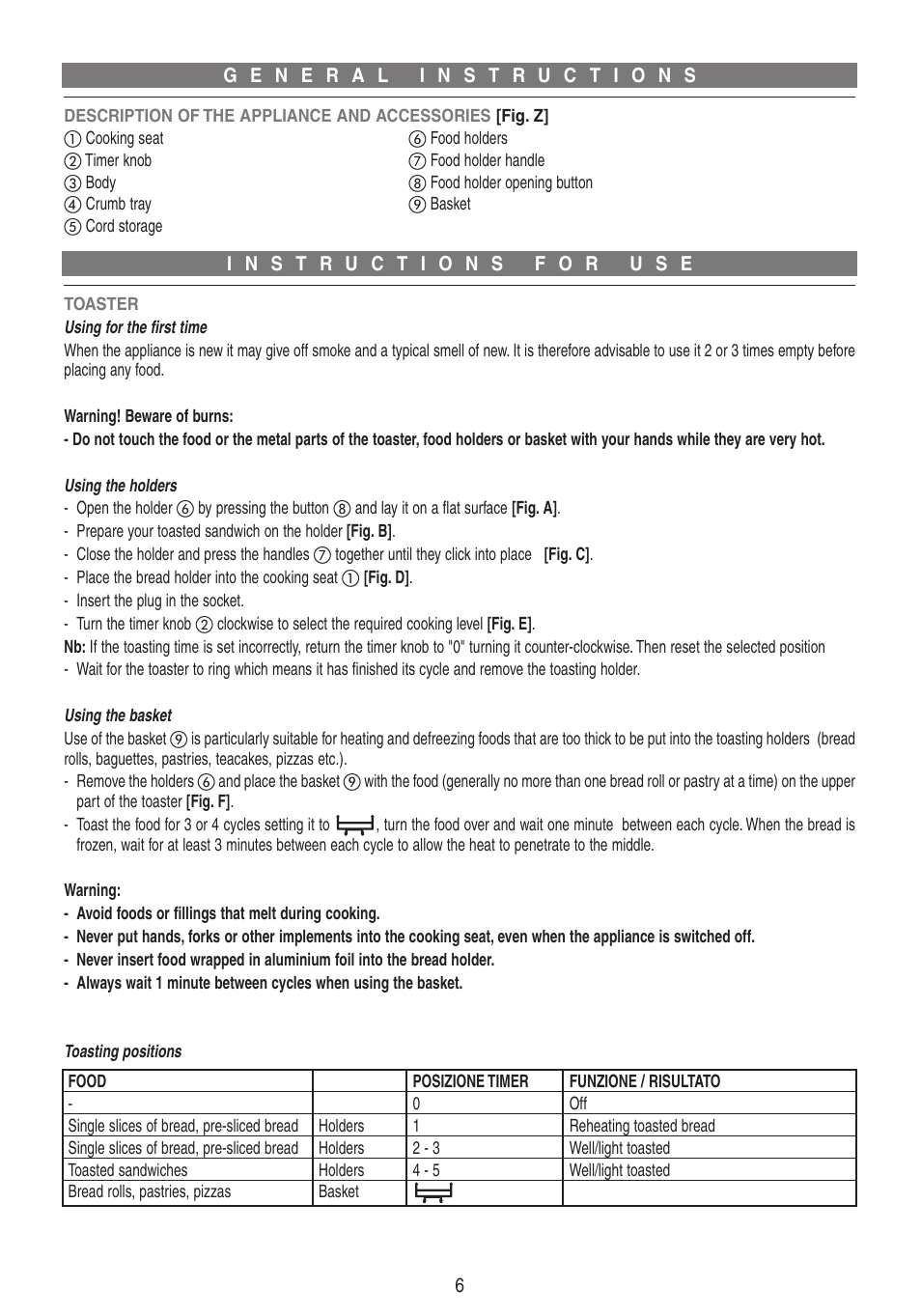 Imetec DOLCEVITA TS7 User Manual | Page 8 / 26