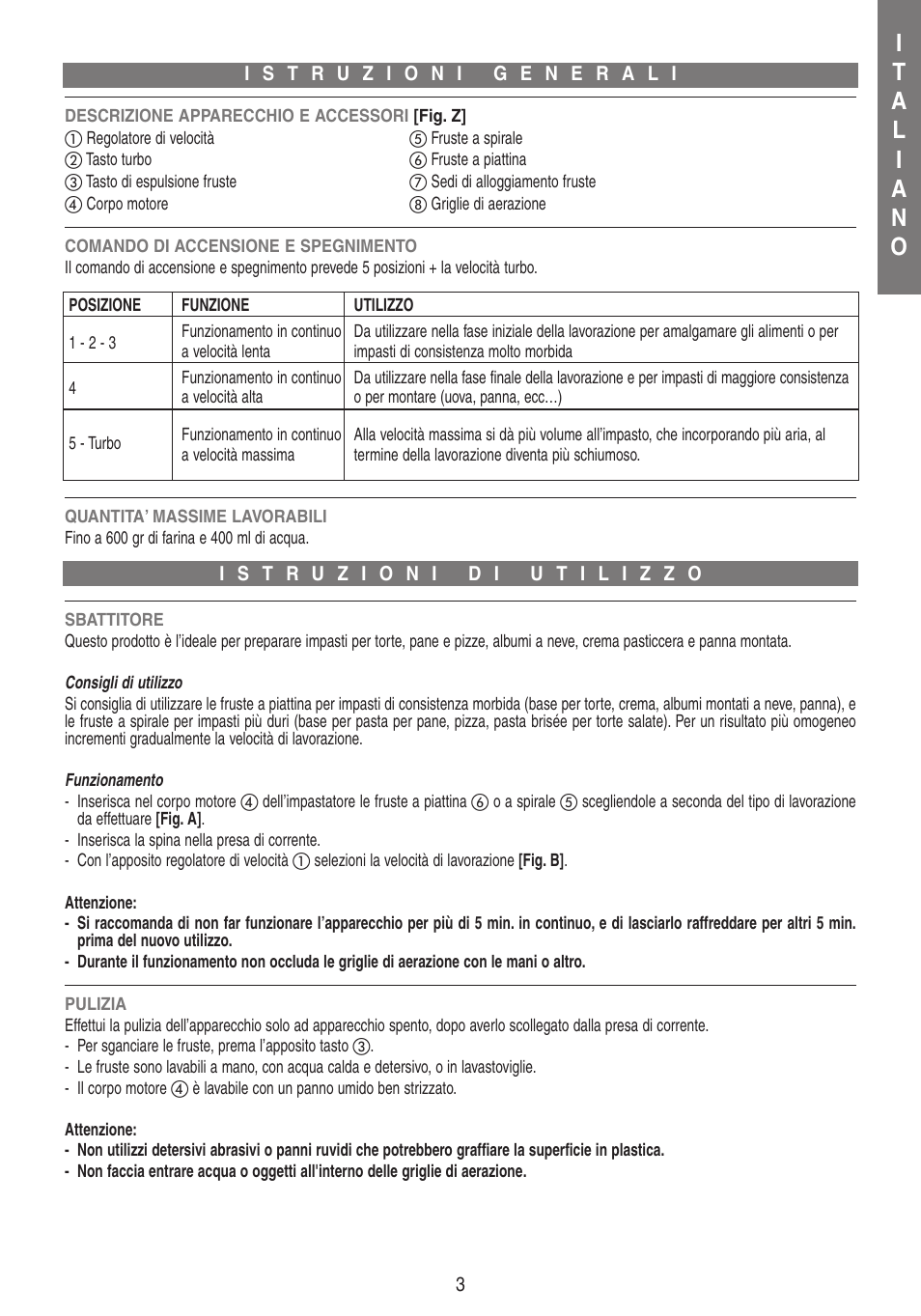 Imetec DOLCEVITA ST7 User Manual | Page 5 / 20