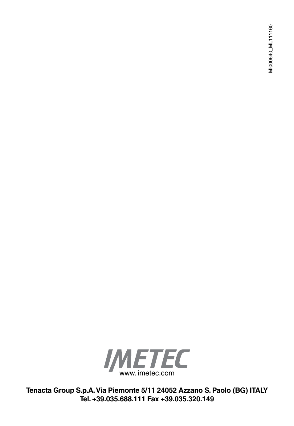 Imetec ECO HB User Manual | Page 26 / 26