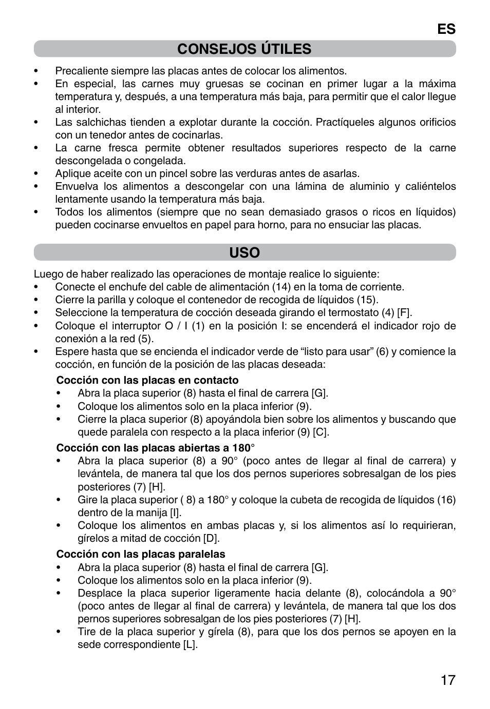 Es 17 consejos útiles | Imetec PROFESSIONAL SERIE GL 2000 User Manual | Page 19 / 50