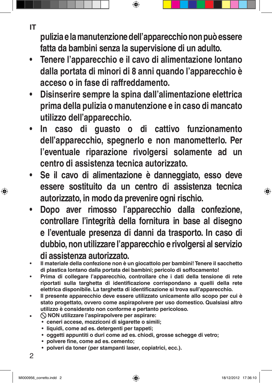 Imetec SILENT POWER COMPACT User Manual | Page 4 / 34