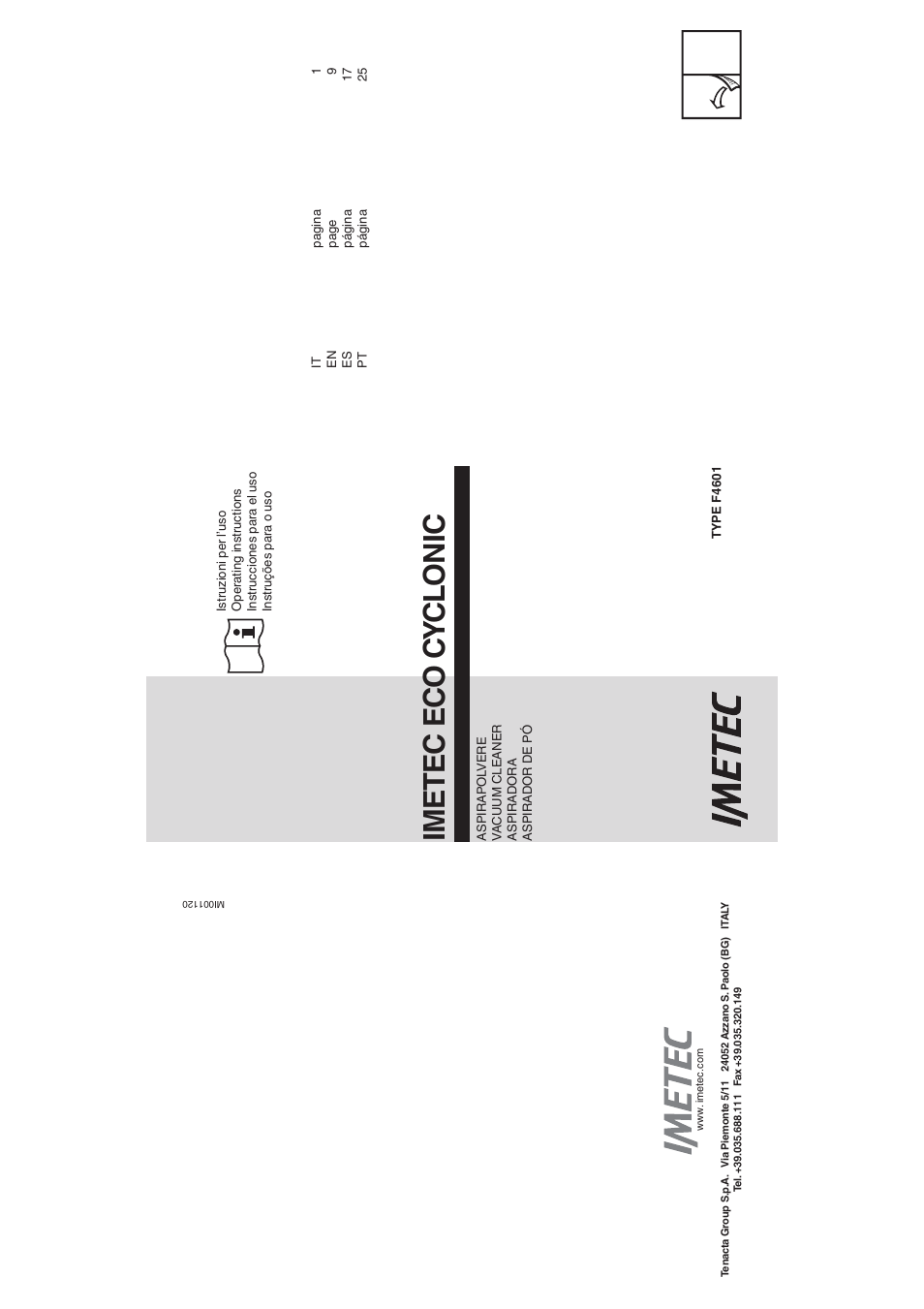 Imetec ECO E1 User Manual | 34 pages