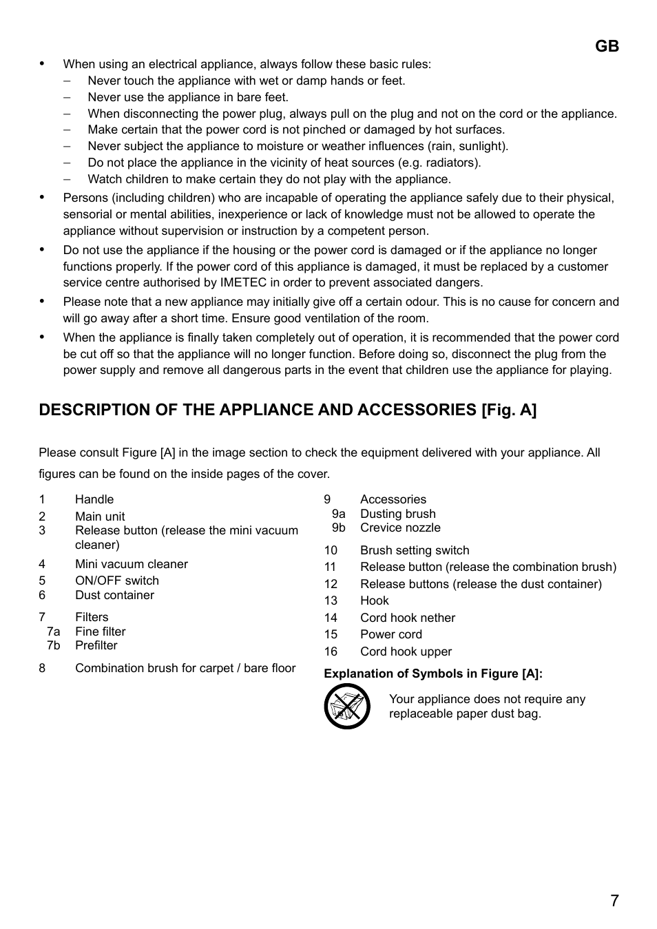 Imetec DUETTA User Manual | Page 9 / 27