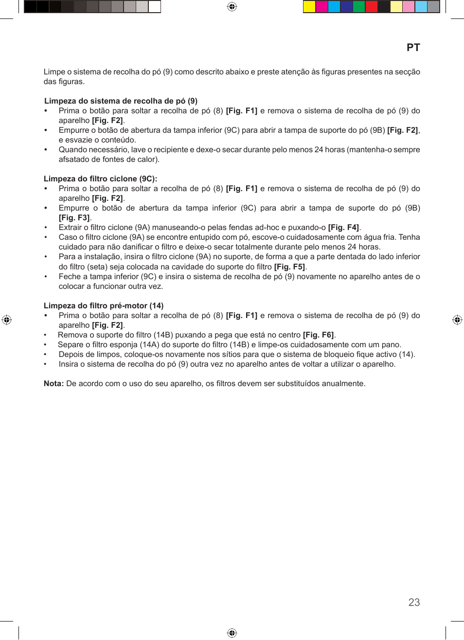 23 pt | Imetec COMPACT SUPERPLATE User Manual | Page 25 / 32