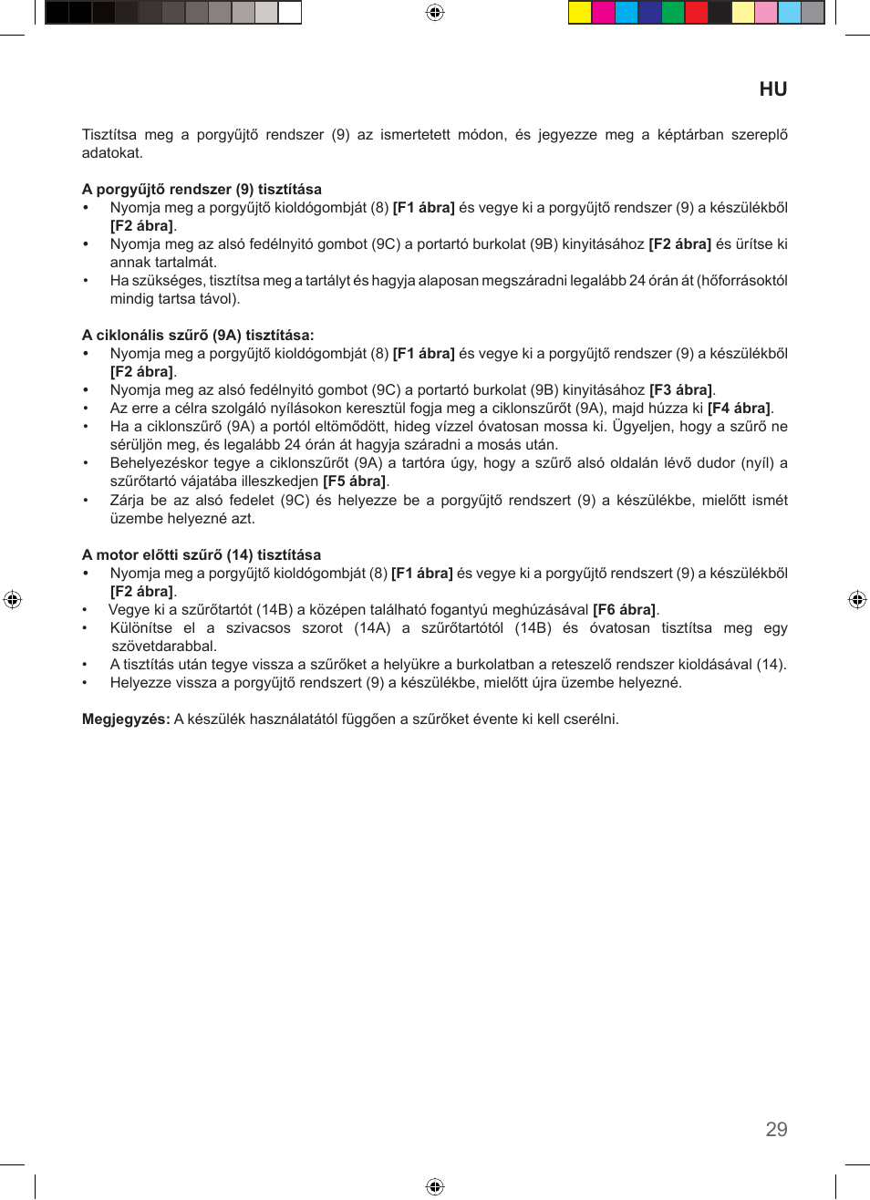 29 hu | Imetec COMPACT SUPERPLATE User Manual | Page 31 / 32