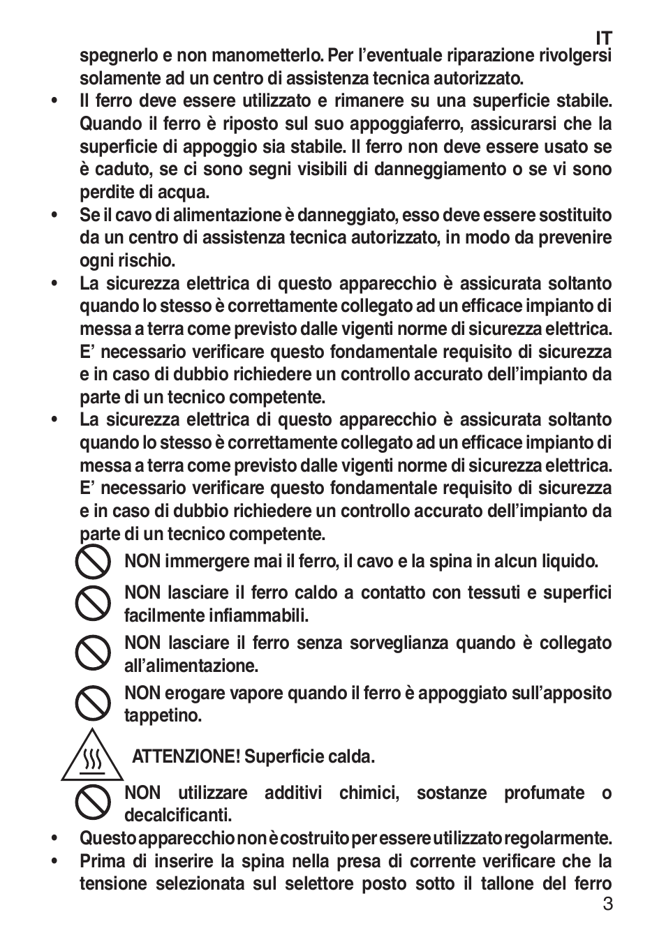 Imetec NUVOLA User Manual | Page 5 / 74
