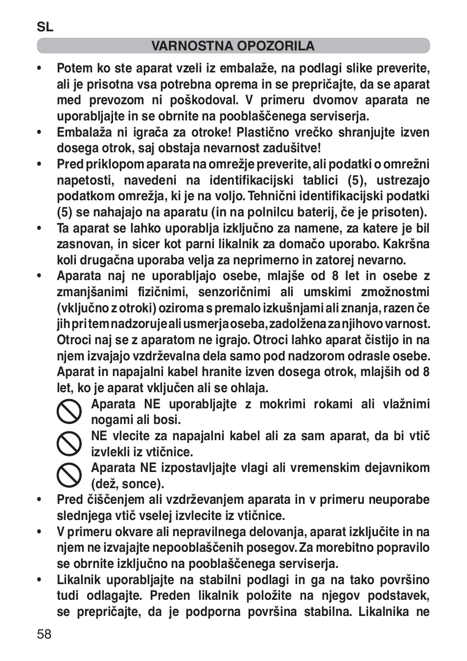 Imetec NUVOLA User Manual | Page 60 / 74
