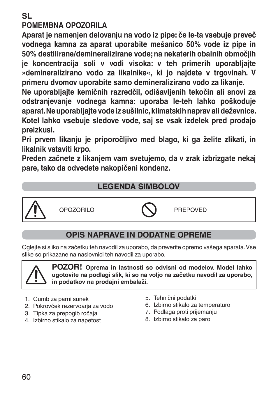 Imetec NUVOLA User Manual | Page 62 / 74