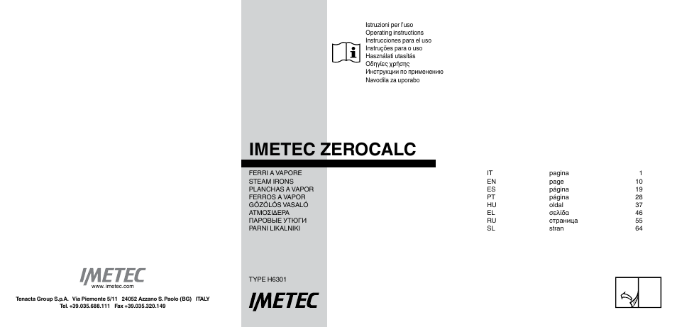 Imetec ZEROCALC ECO K3 2300 User Manual | 74 pages