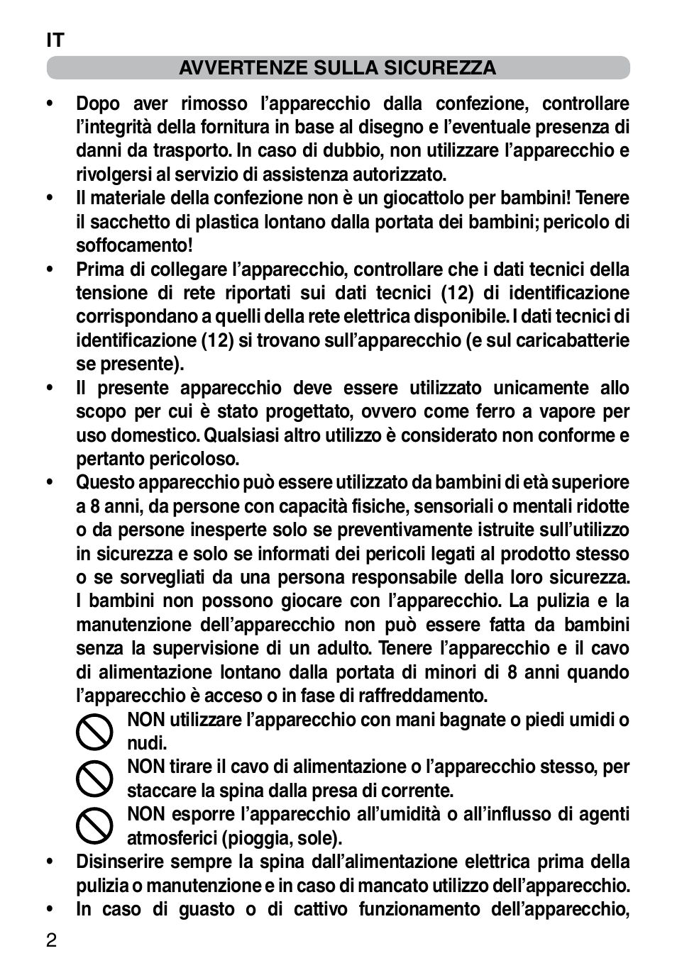 Imetec TITANOX ECO K112 User Manual | Page 4 / 74