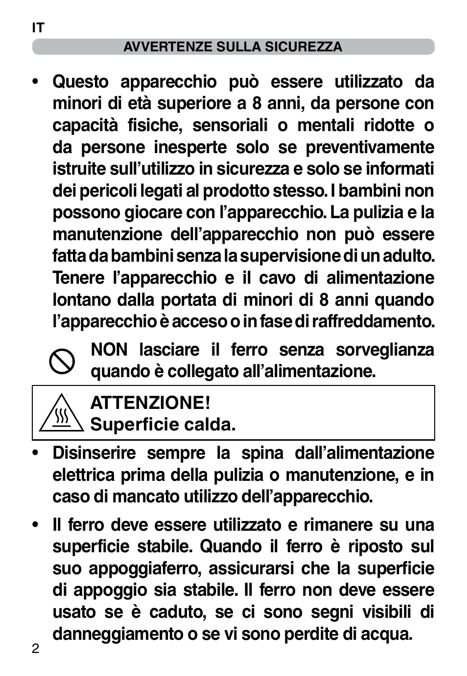 Imetec INTELLIVAPOR ECO User Manual | Page 4 / 58