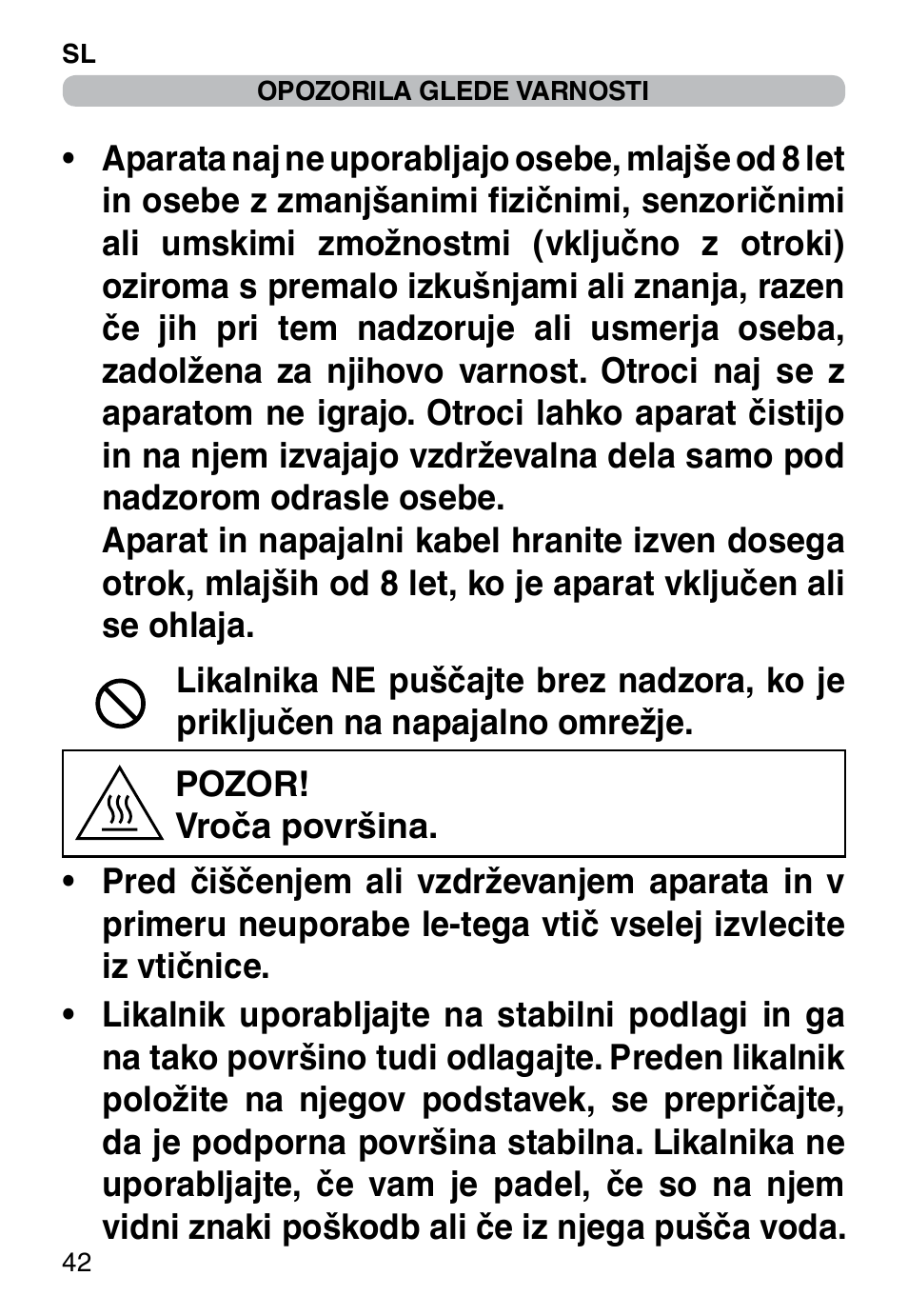 Imetec INTELLIVAPOR ECO User Manual | Page 44 / 58