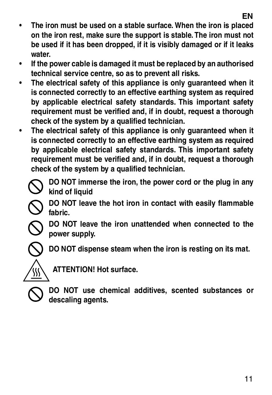 Imetec NO-STOP PROFESSIONAL ECO User Manual | Page 13 / 74