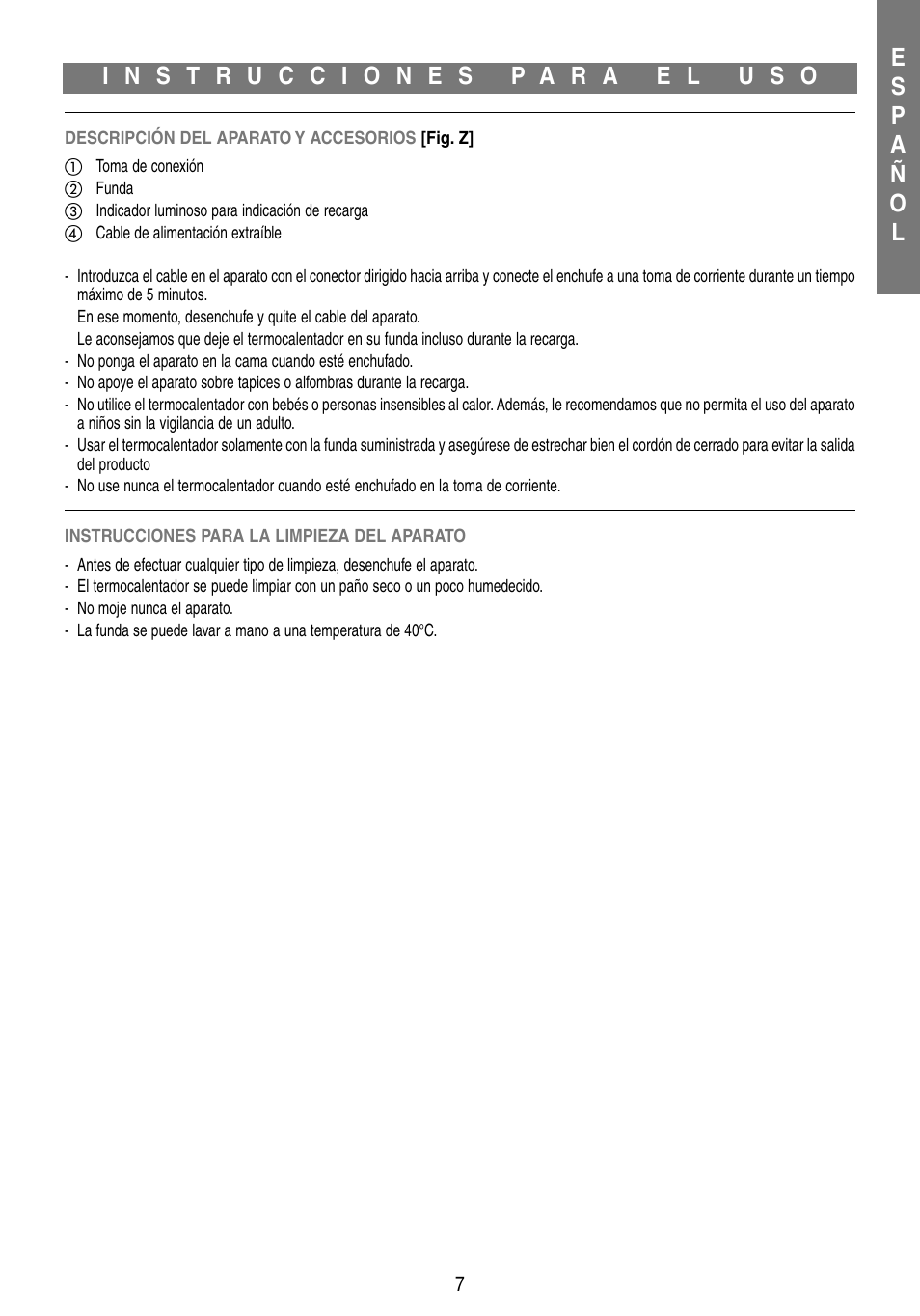 Imetec BODY&COMFORT User Manual | Page 5 / 10