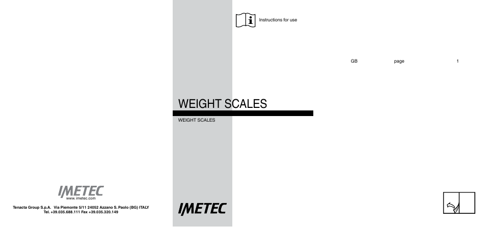 Imetec ECO SB1 100 User Manual | 6 pages