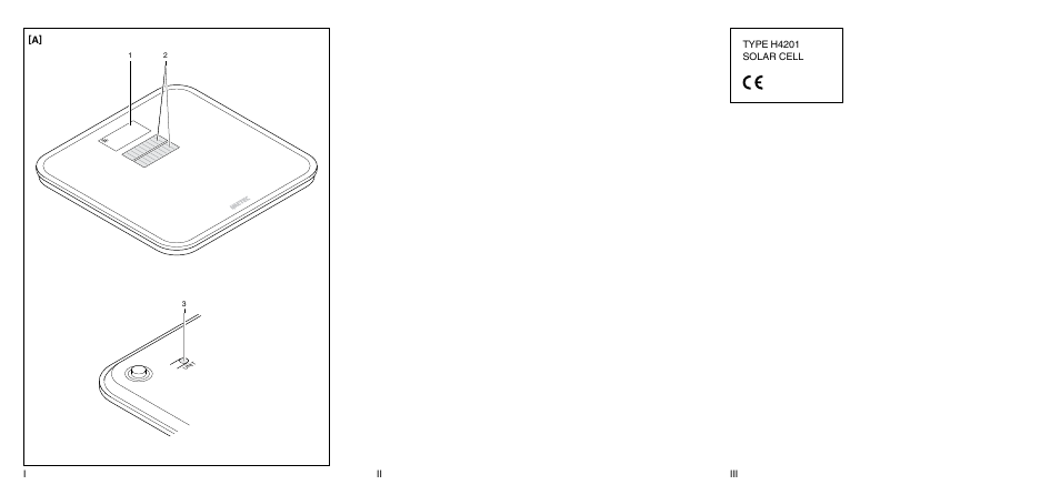 A] type h4201 solar cell | Imetec ECO SB1 100 User Manual | Page 2 / 6