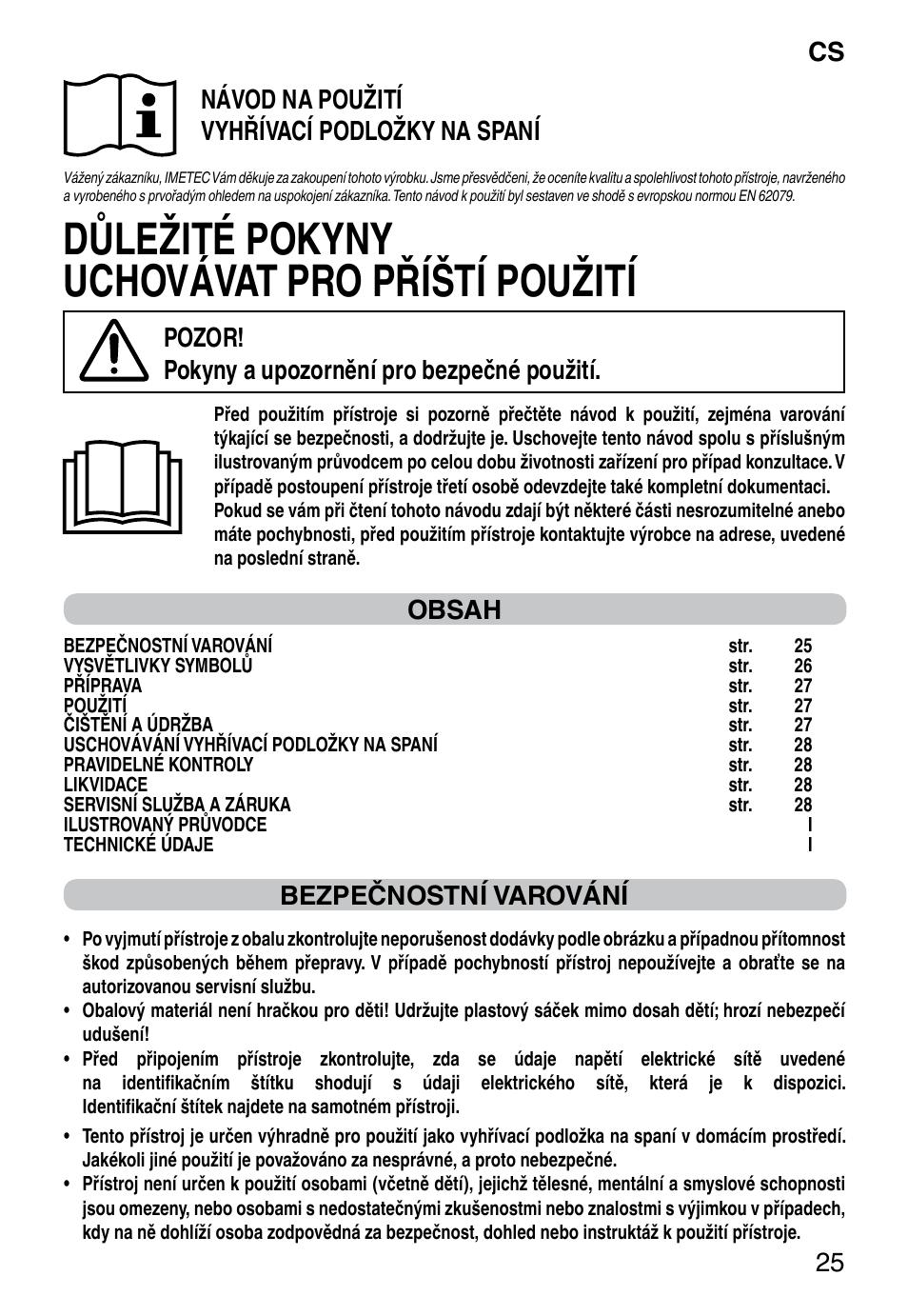 Imetec RELAXY SINGLE User Manual | Page 27 / 56