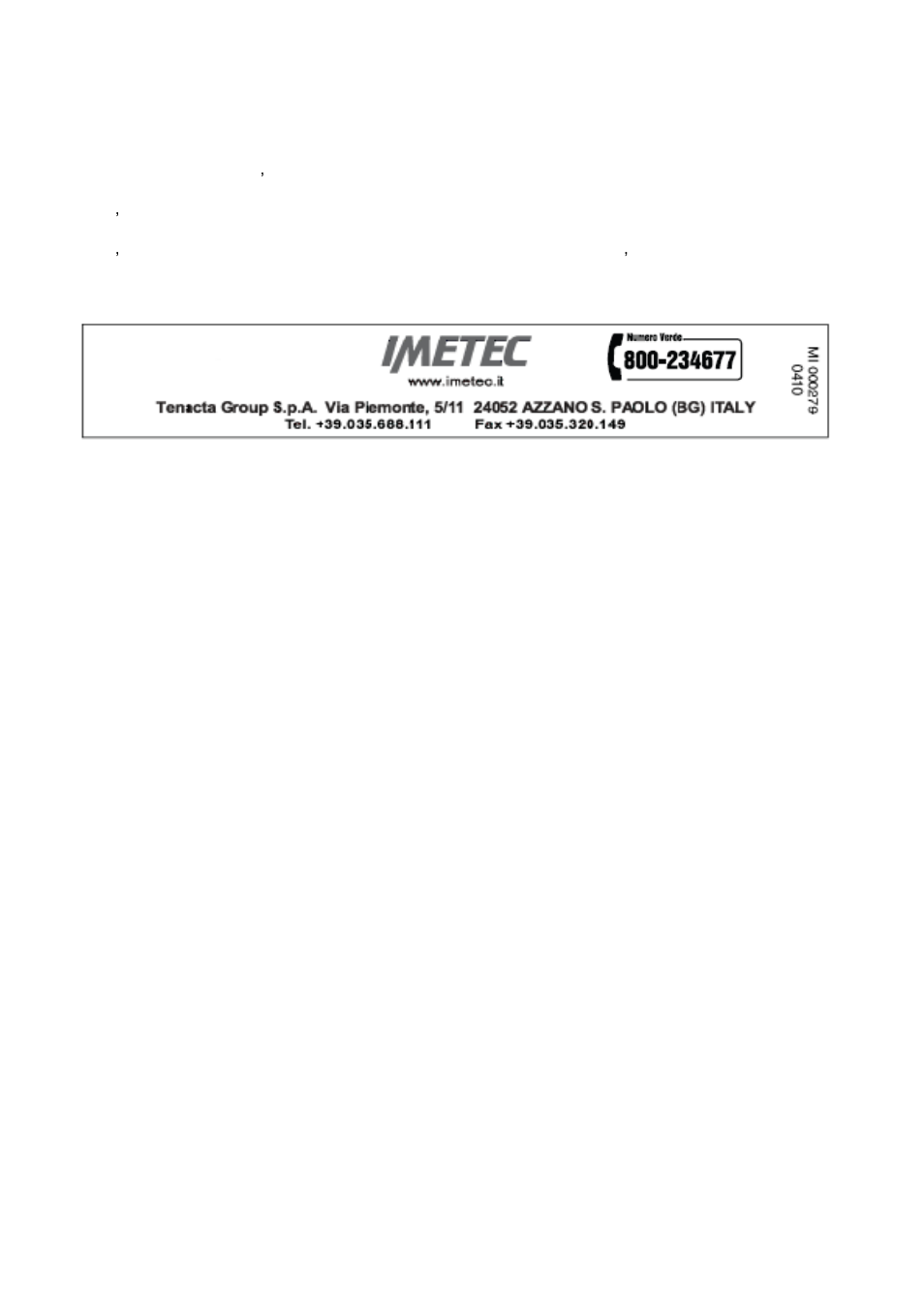 Assistenza e garanzia, 4 assistenza e garanzia | Imetec SENSUIJ ML2-100 User Manual | Page 6 / 38