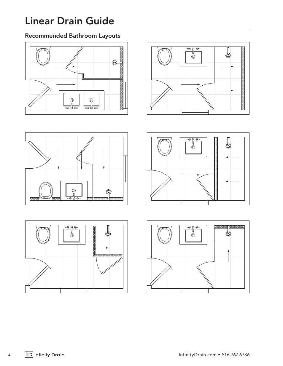 Linear drain guide | Infinity Drain Linear Drain Guide User Manual | Page 4 / 7