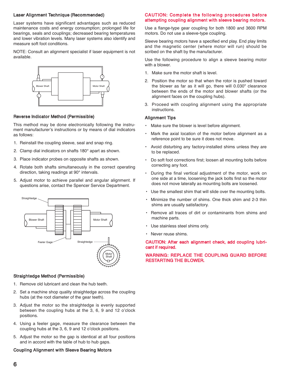 Spencer 4BOB Multistage Centrifugal Blowers User Manual | Page 6 / 20