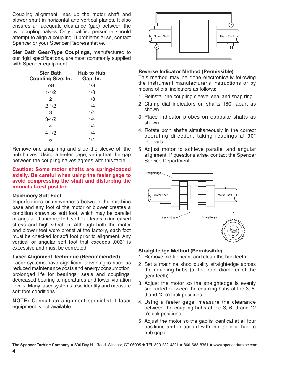 Spencer Single-Stage Scroll Blowers User Manual | Page 4 / 12