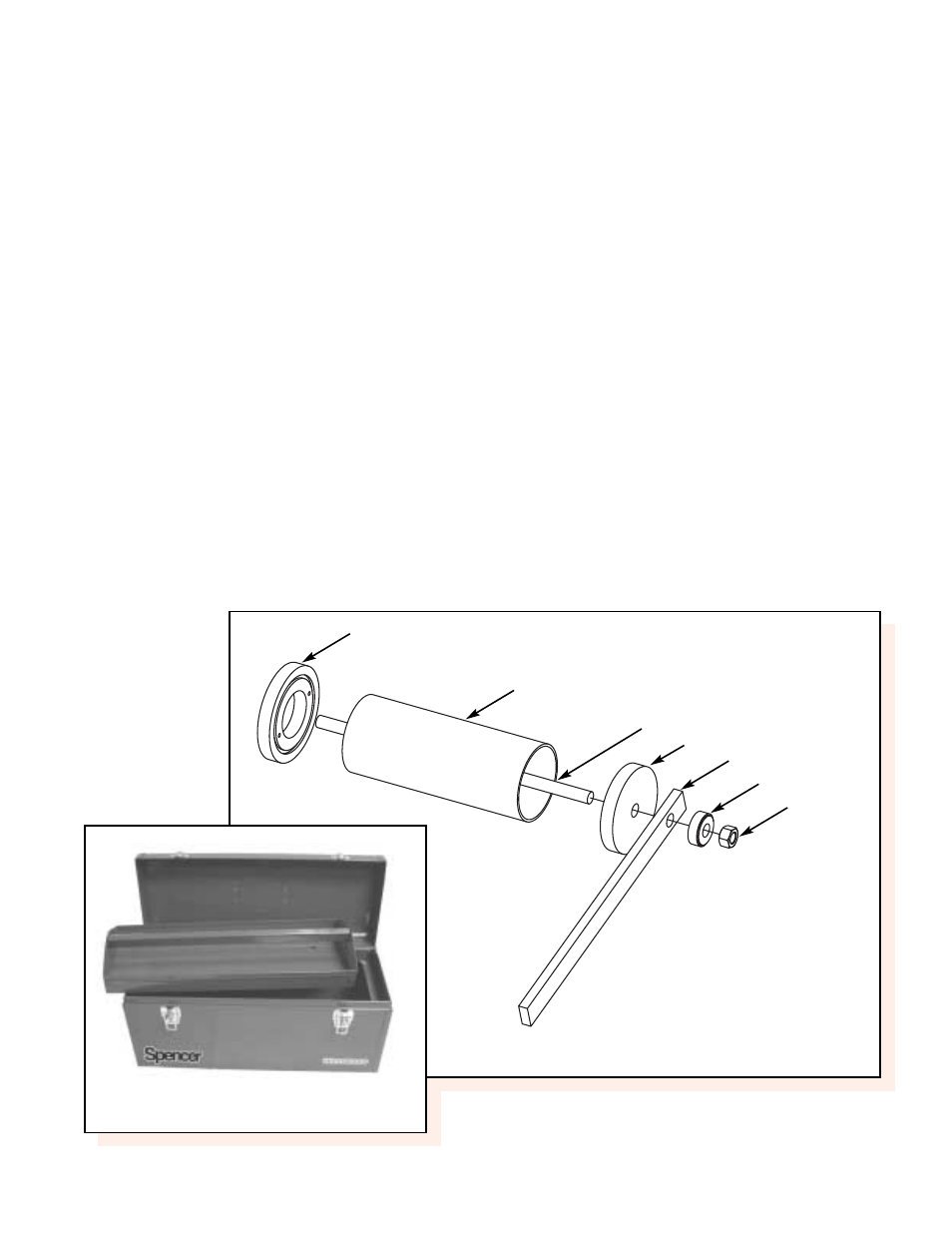 Spencer Bearing Installation Tool User Manual | 2 pages