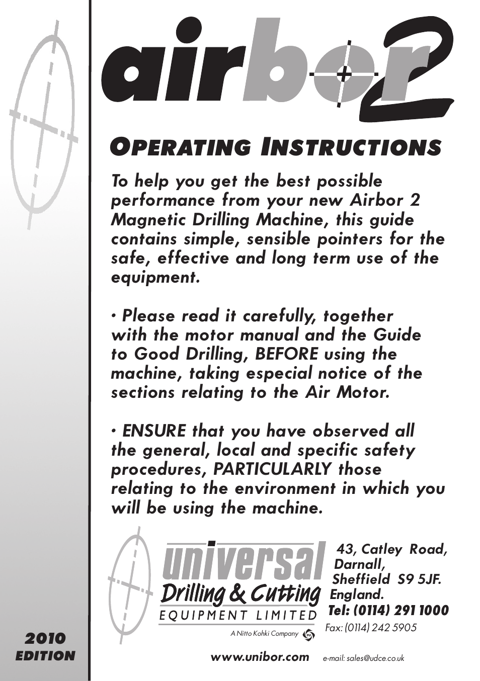 Unibor Airbor 2 User Manual | 6 pages