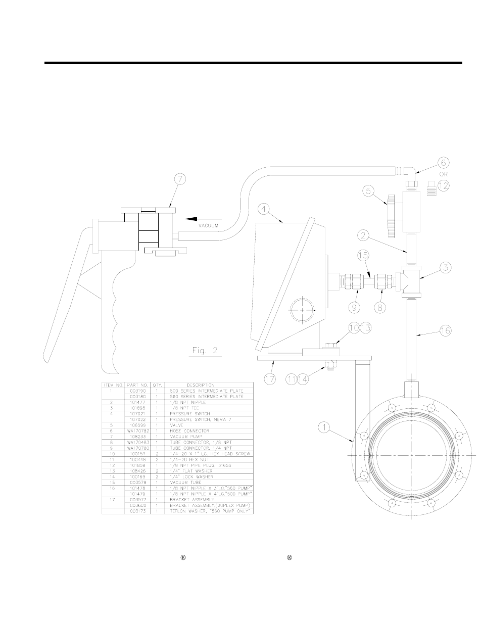 Double diaphragm option | Pump Solutions Group Neptune Series 500 MODEL 481 THRU 547 User Manual | Page 35 / 44