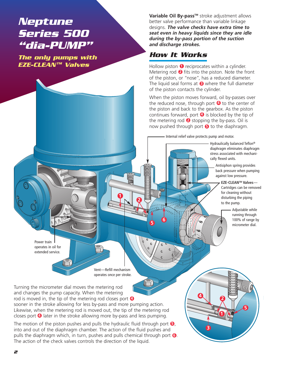 Pump Solutions Group Neptune Series 500 dia-PUMP How It Works User Manual | 1 page