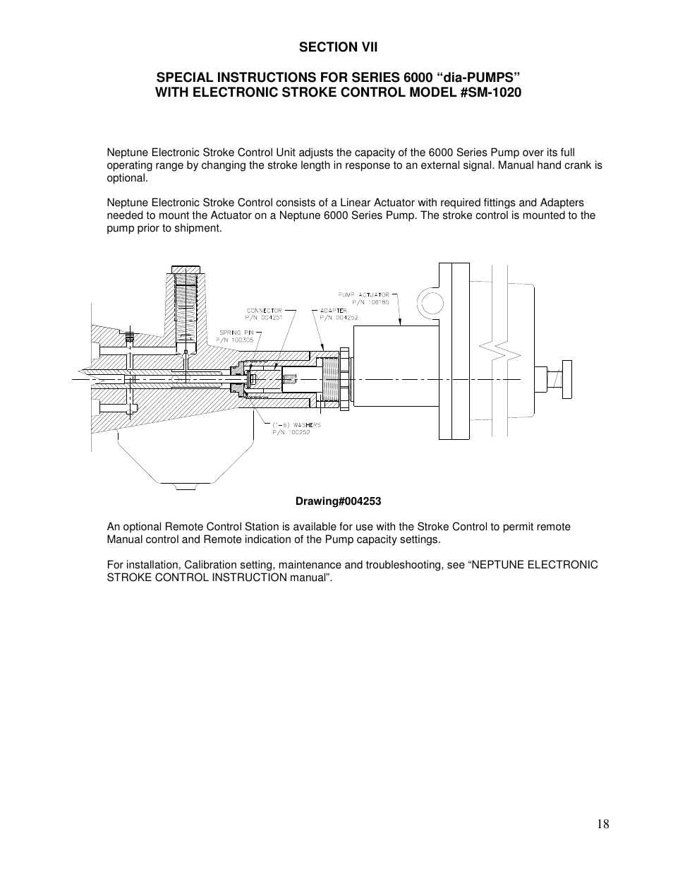 Pump Solutions Group Neptune Series 6000 dia-PUMP MODELS 6100 thru 6250 User Manual | Page 18 / 27