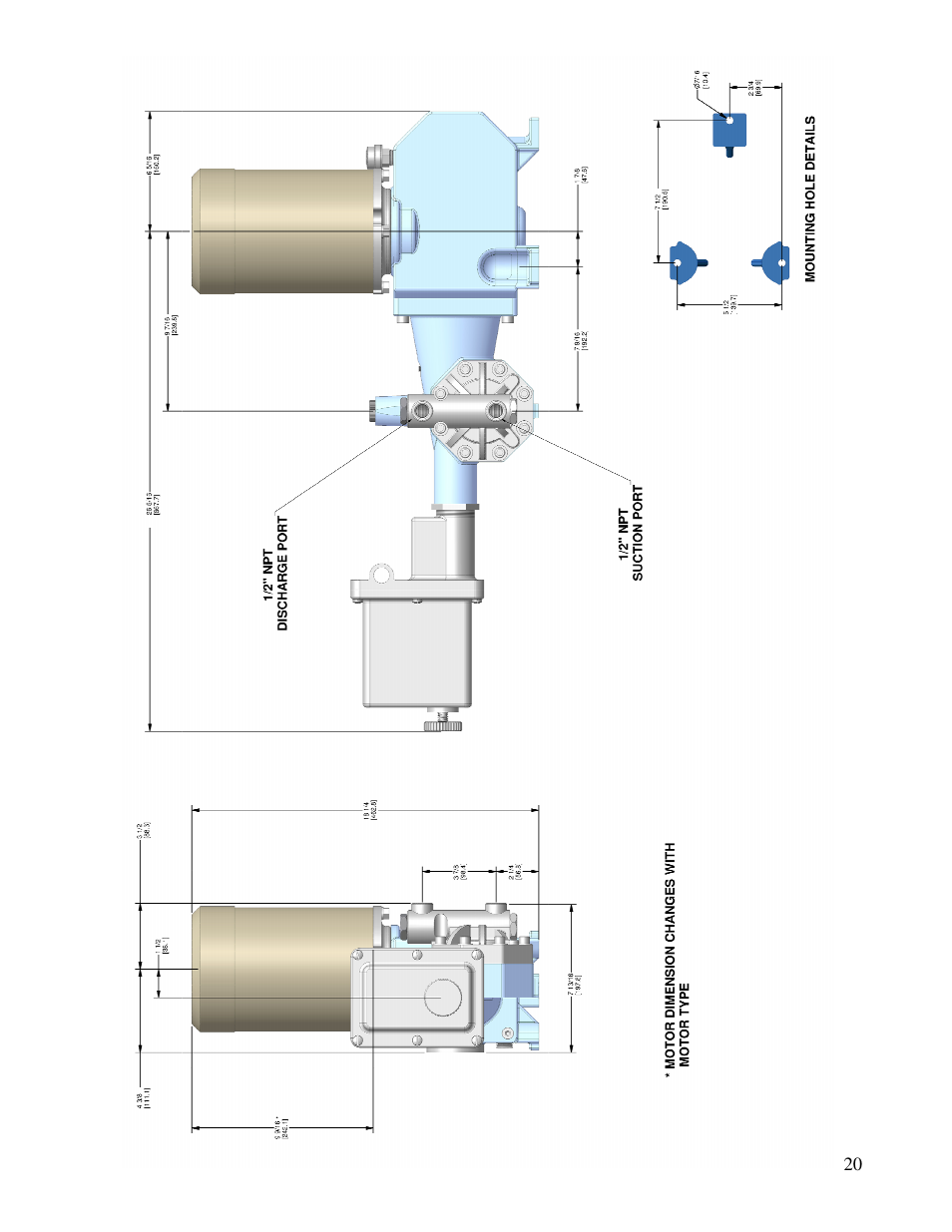 Pump Solutions Group Neptune Series 6000 dia-PUMP MODELS 6100 thru 6250 User Manual | Page 20 / 27