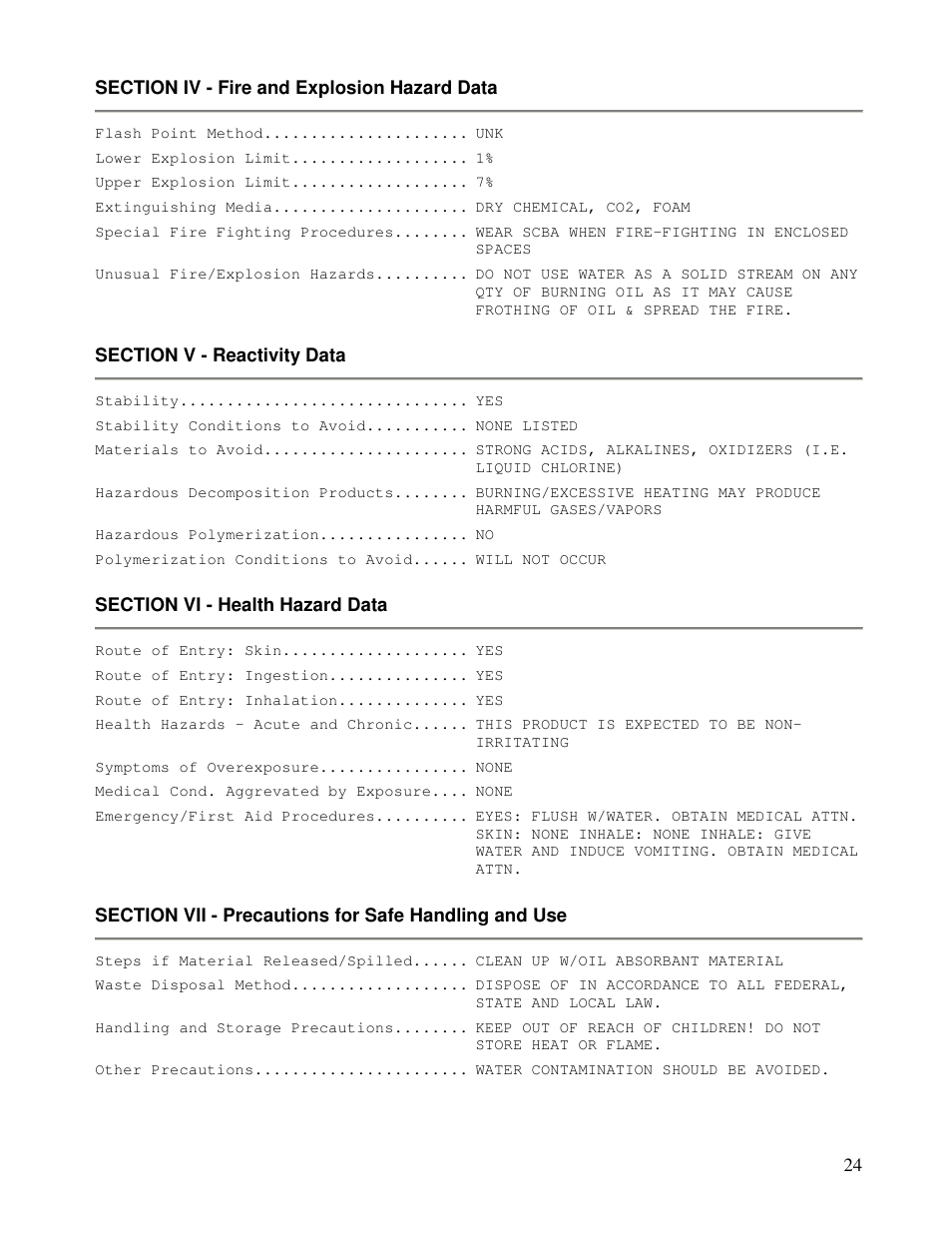 Pump Solutions Group Neptune Series 6000 dia-PUMP MODELS 6100 thru 6250 User Manual | Page 24 / 27