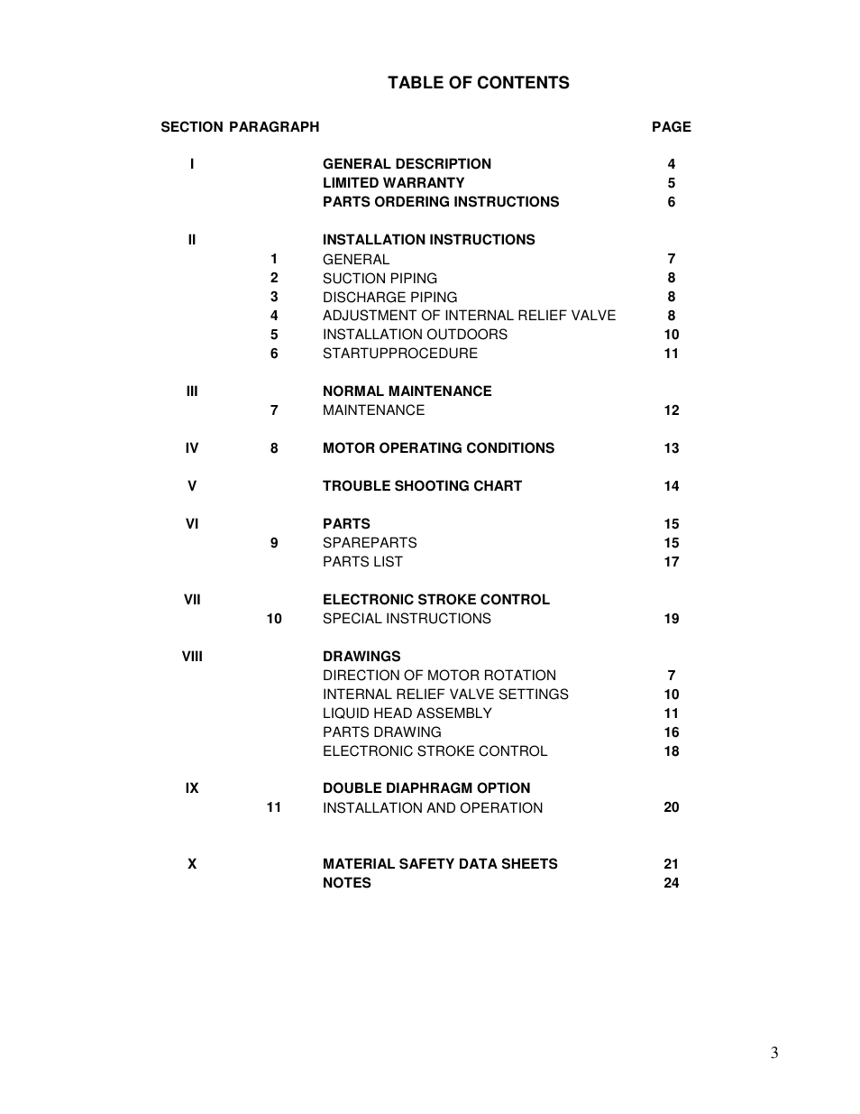 Pump Solutions Group Neptune Series 6000 dia-PUMP MODELS 6100 thru 6250 User Manual | Page 3 / 27