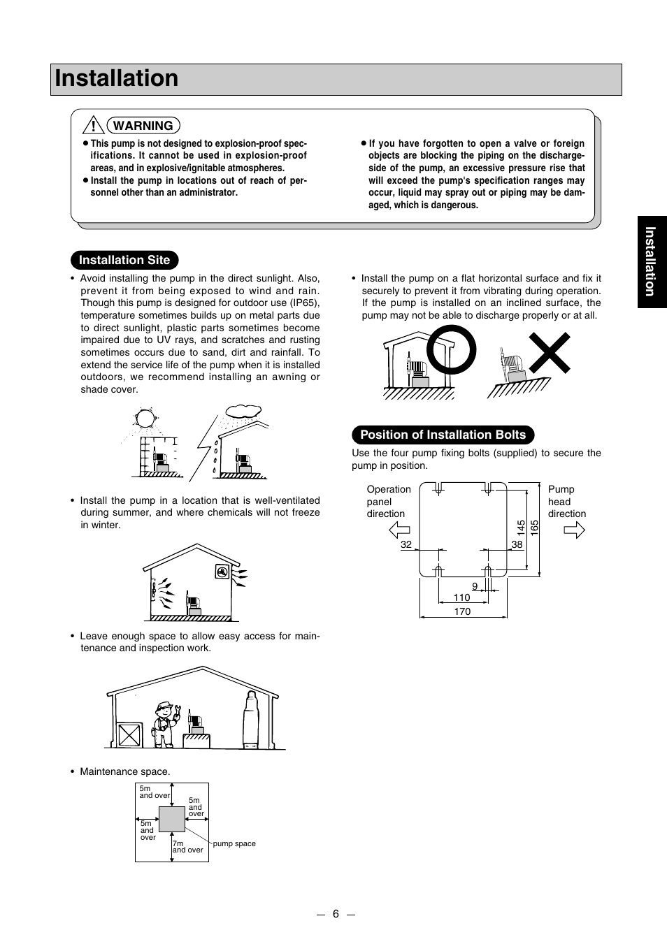 Installation | Pump Solutions Group PZiG Series User Manual | Page 7 / 48